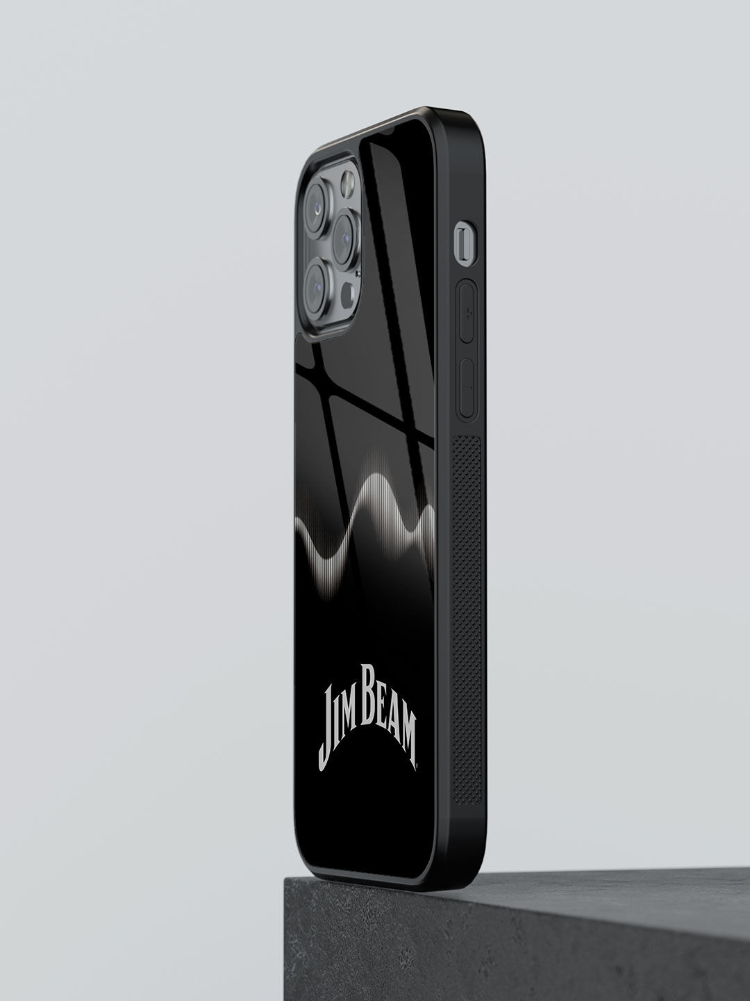 Jim Beam Sound Waves - Glass Case For iPhone 13 Pro Max