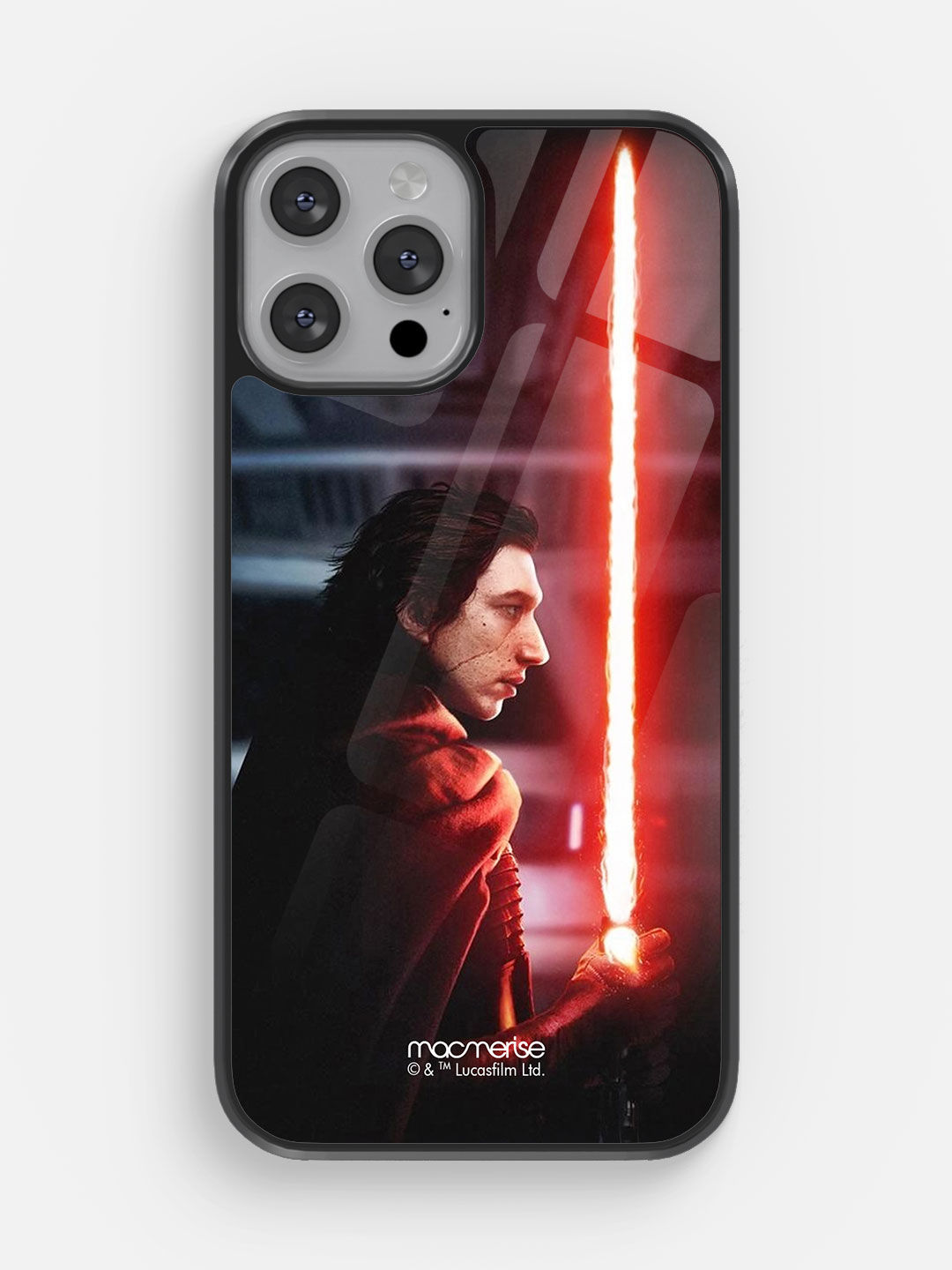 Light Saber Red - Glass Case For iPhone 13 Pro Max