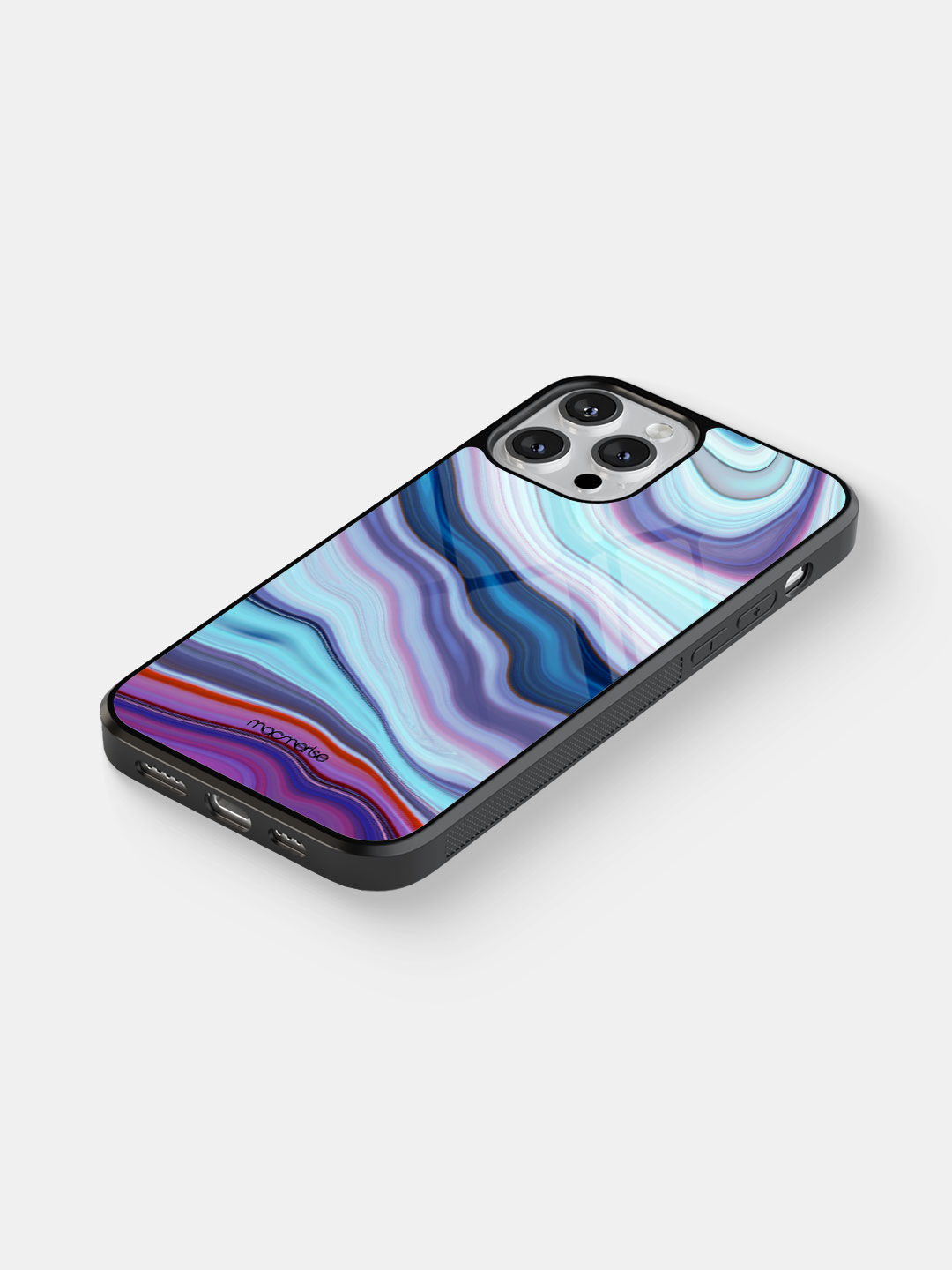 Liquid Funk Purple - Glass Case For iPhone 13 Pro Max
