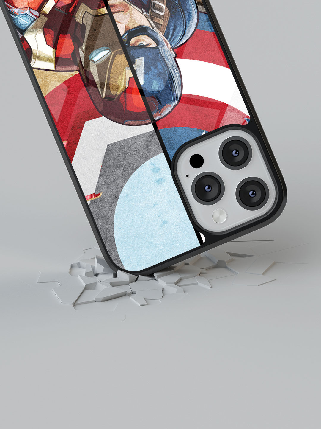 Man vs Machine - Glass Case For iPhone 13 Pro Max