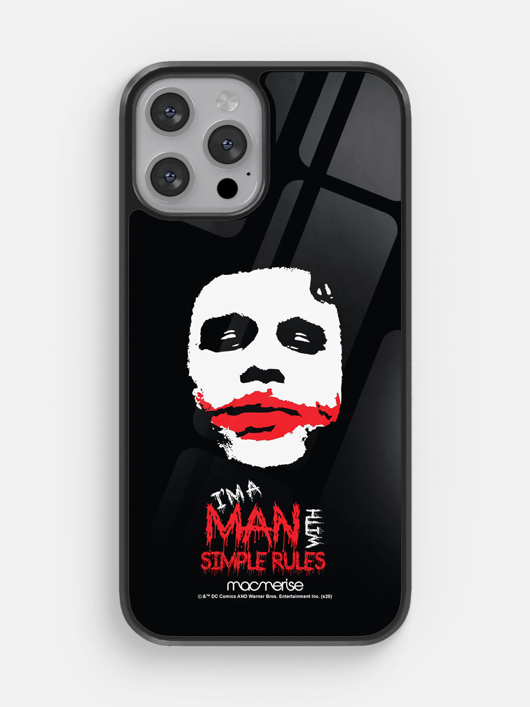 Man With Simple Rules - Glass Case For iPhone 13 Pro Max