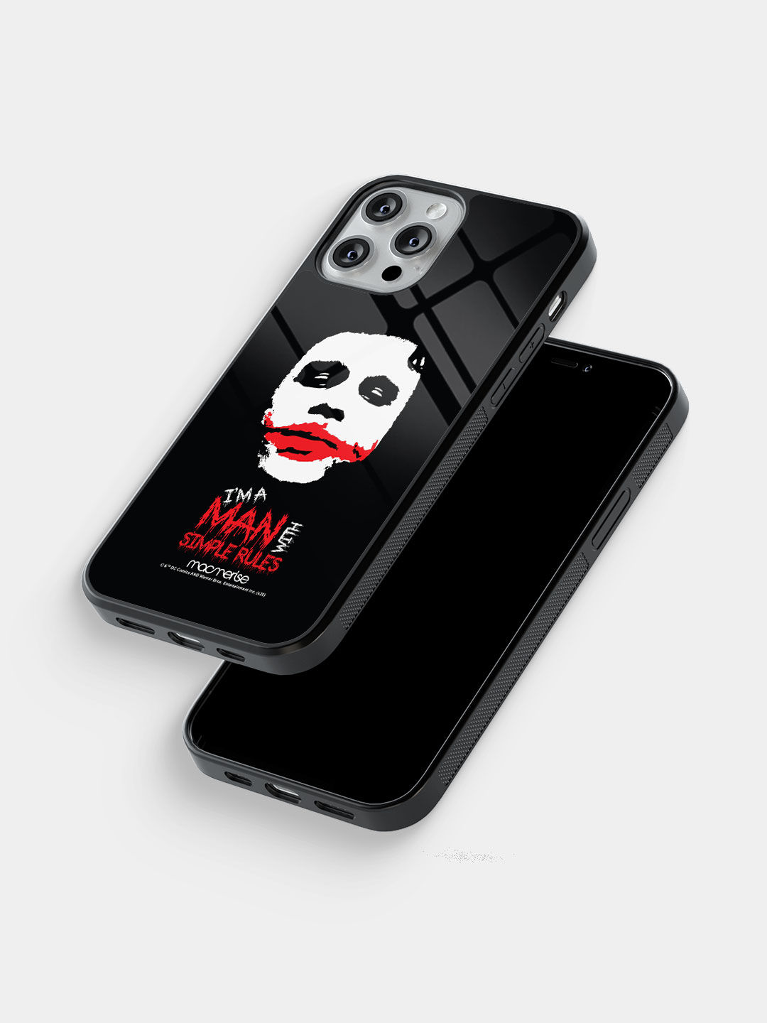 Man With Simple Rules - Glass Case For iPhone 13 Pro Max
