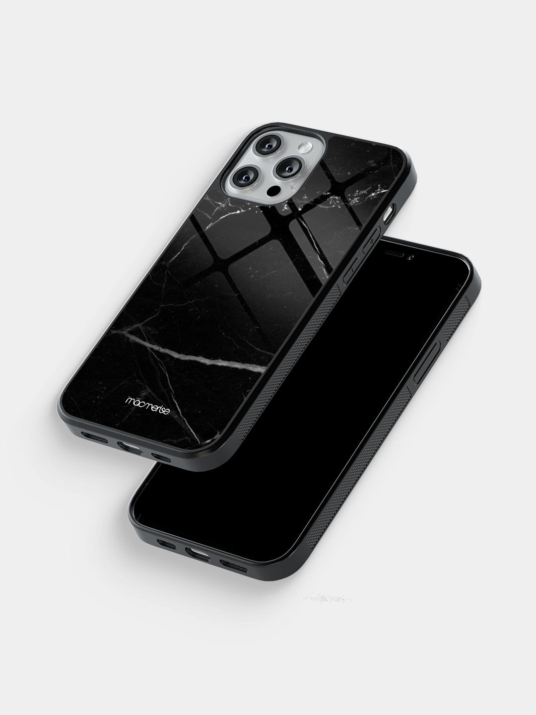 Marble Noir Belge - Glass Case For iPhone 13 Pro Max