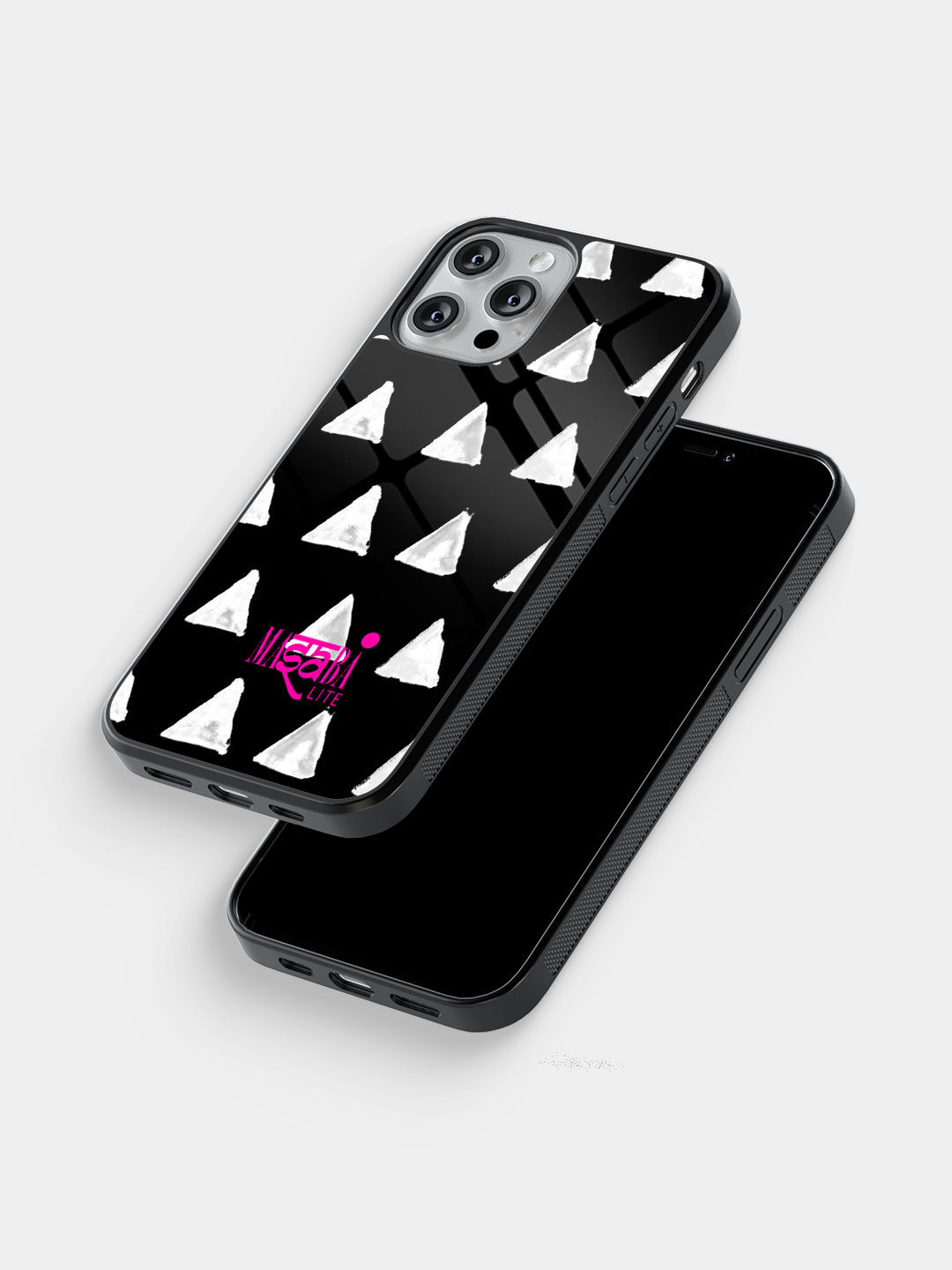 Masaba Black Cone - Glass Case For iPhone 13 Pro Max