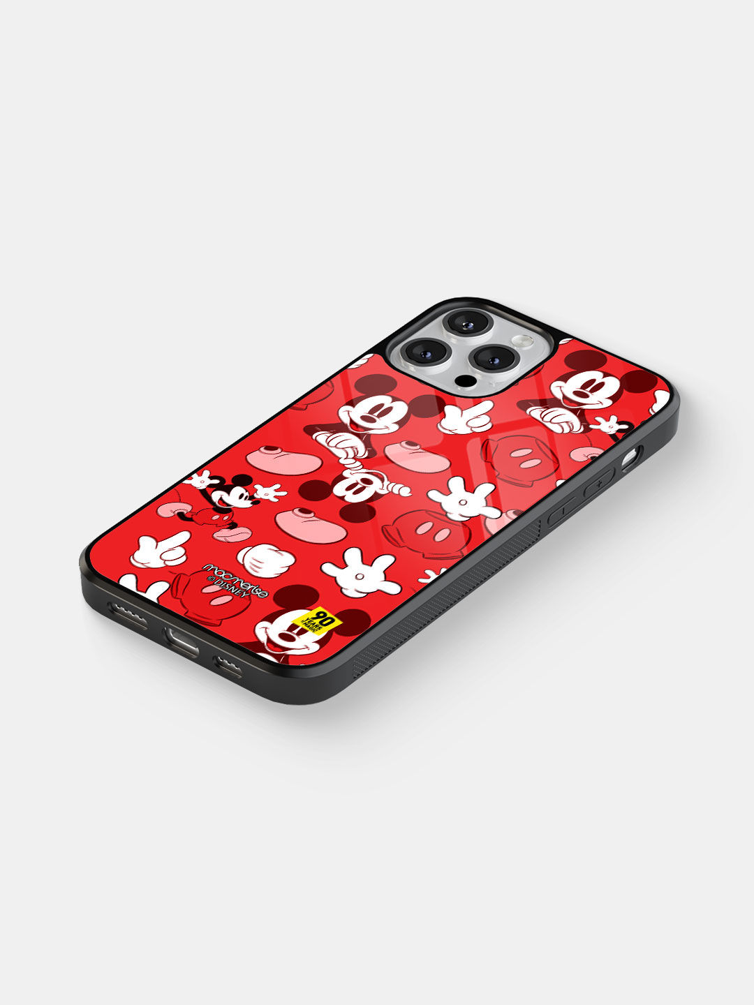 Mickey classic Red - Glass Case For iPhone 13 Pro Max