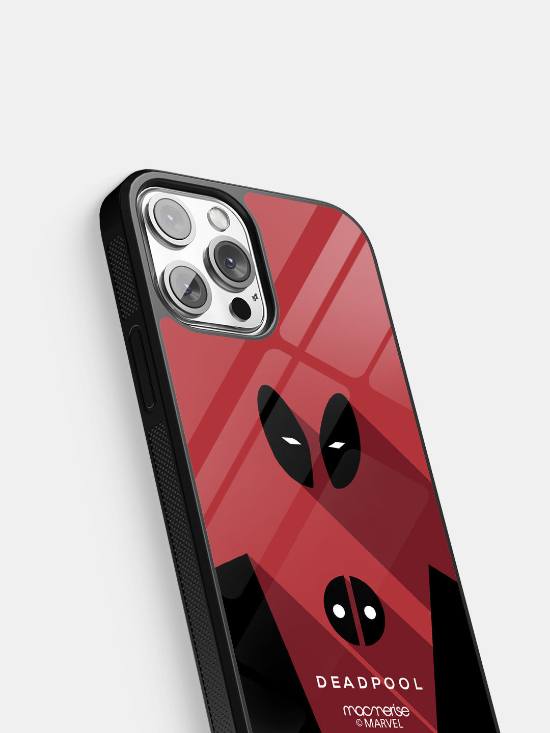 Minimalistic Deadpool - Glass Case For iPhone 13 Pro Max