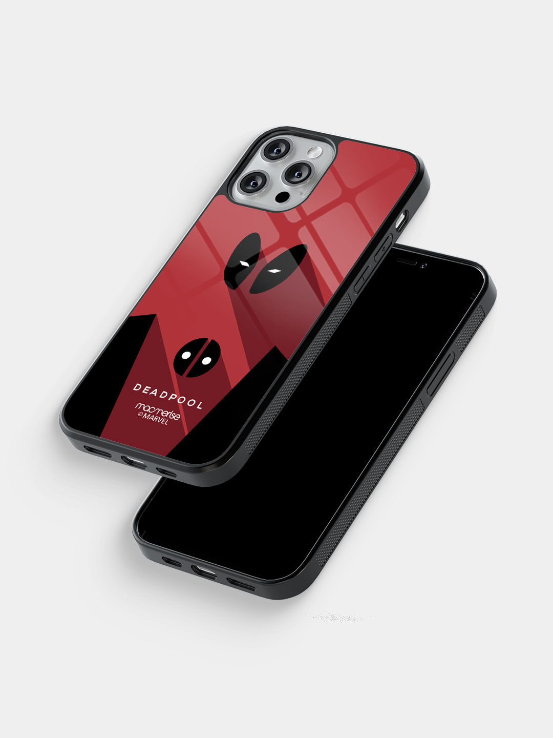 Minimalistic Deadpool - Glass Case For iPhone 13 Pro Max