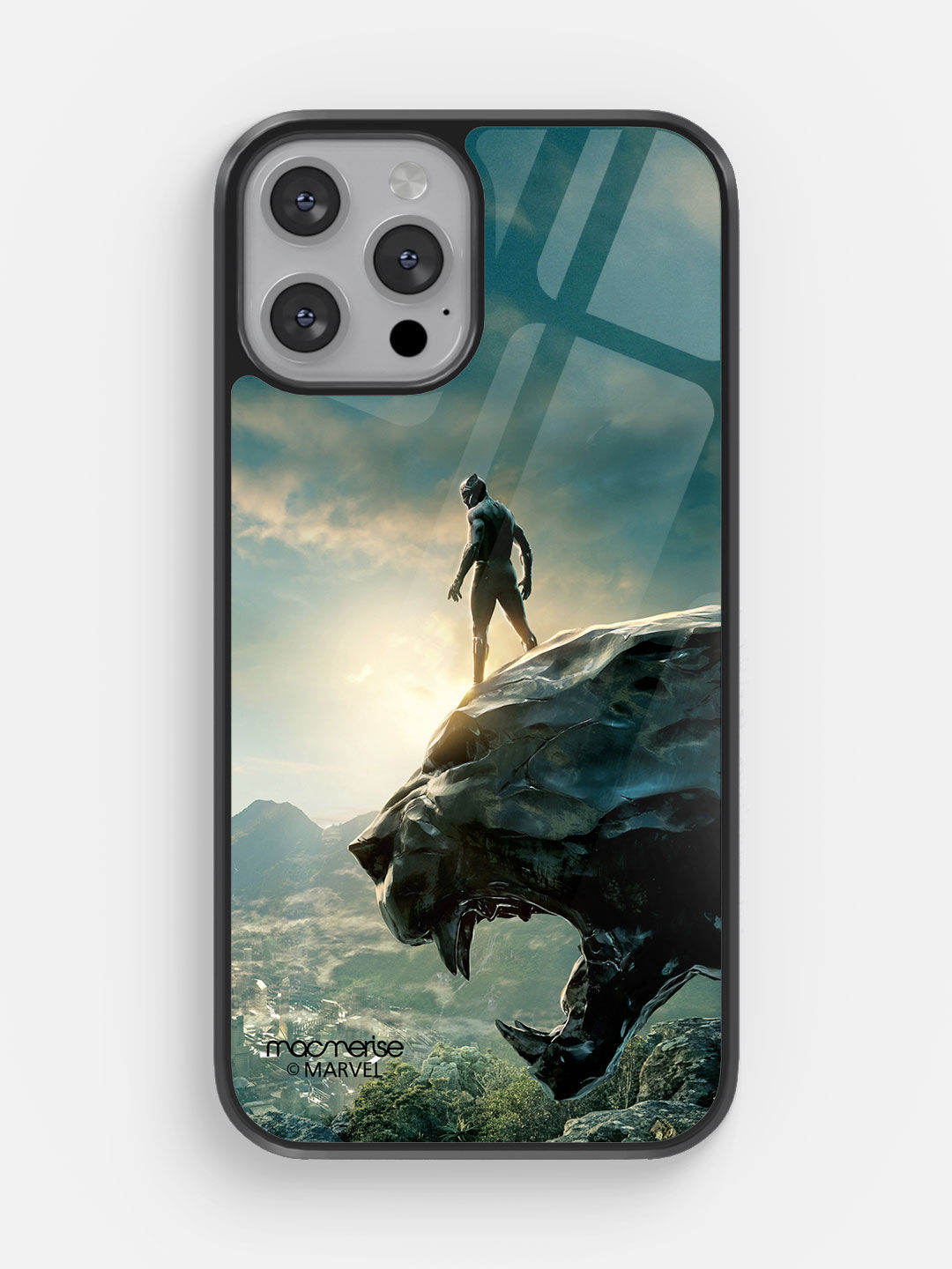 Panther Glorified - Glass Case For iPhone 13 Pro Max