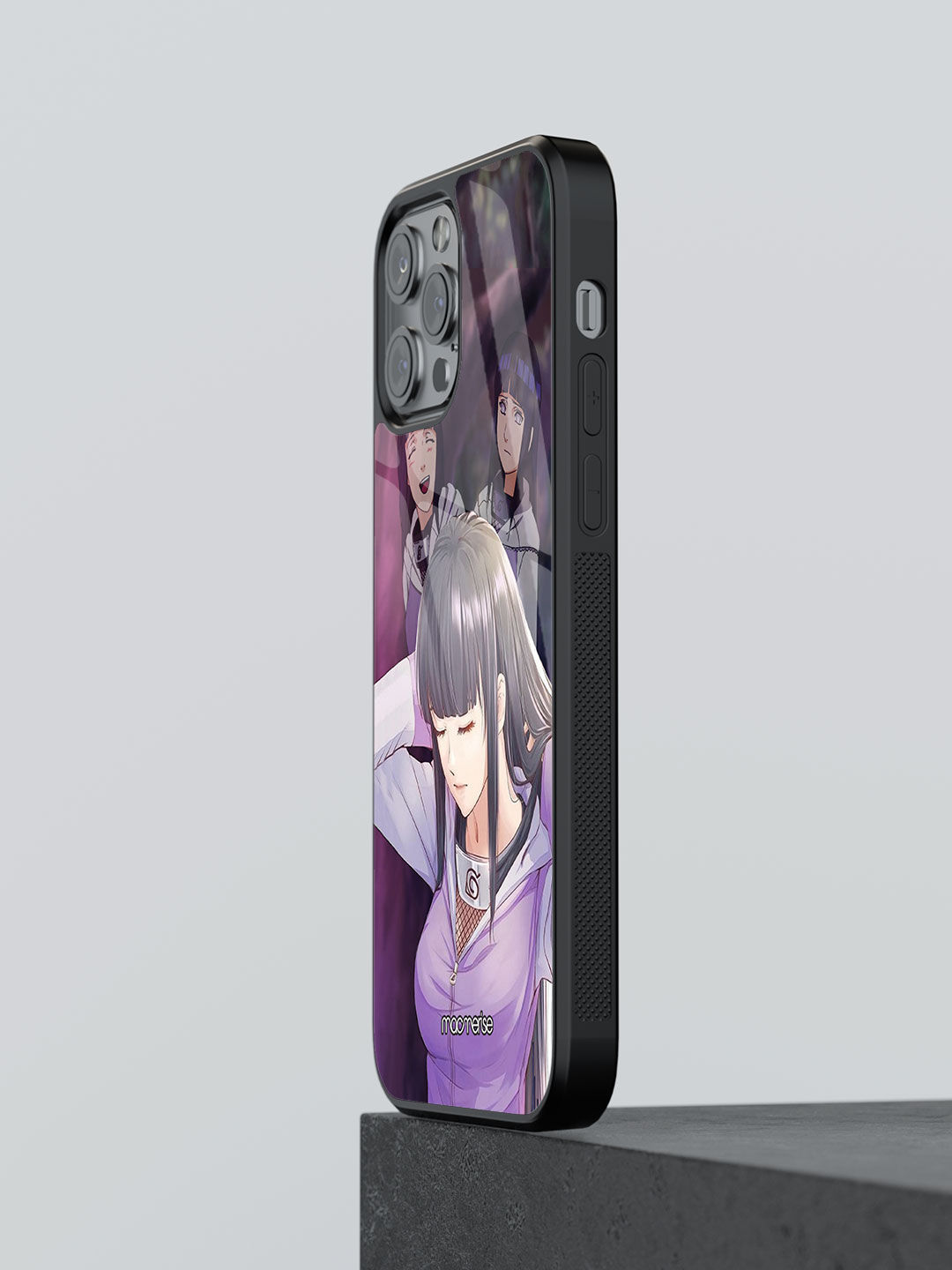 Phases of Hinata Hyuga - Glass Case For iPhone 13 Pro Max
