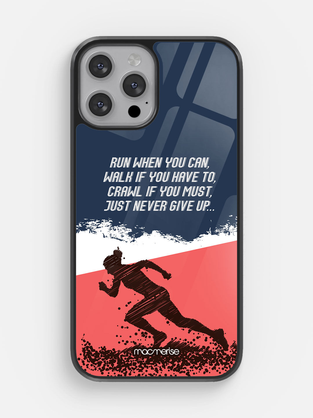 Running Motivation - Glass Case For iPhone 13 Pro Max