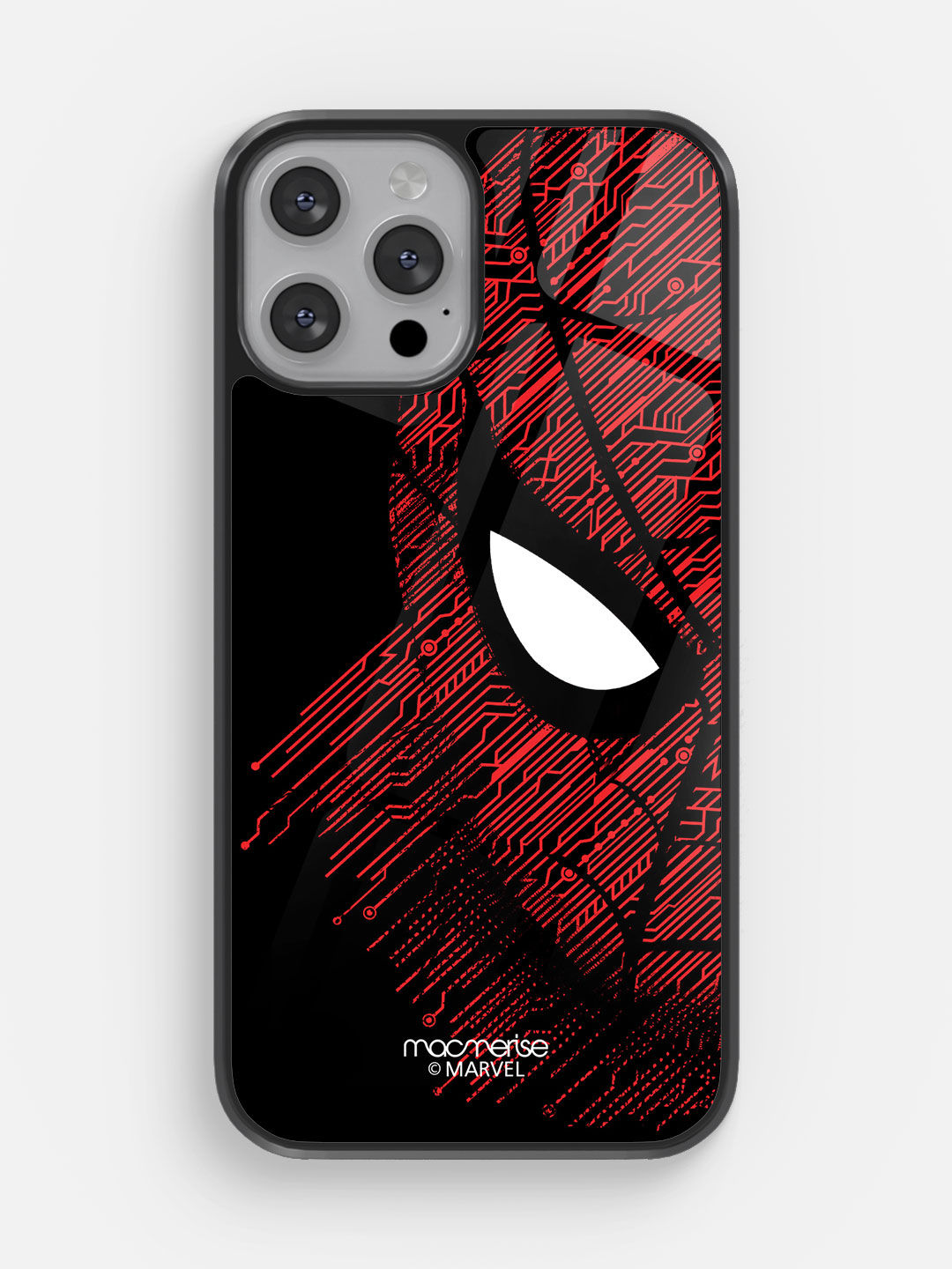 Sketch Out Spiderman - Glass Case For iPhone 13 Pro Max