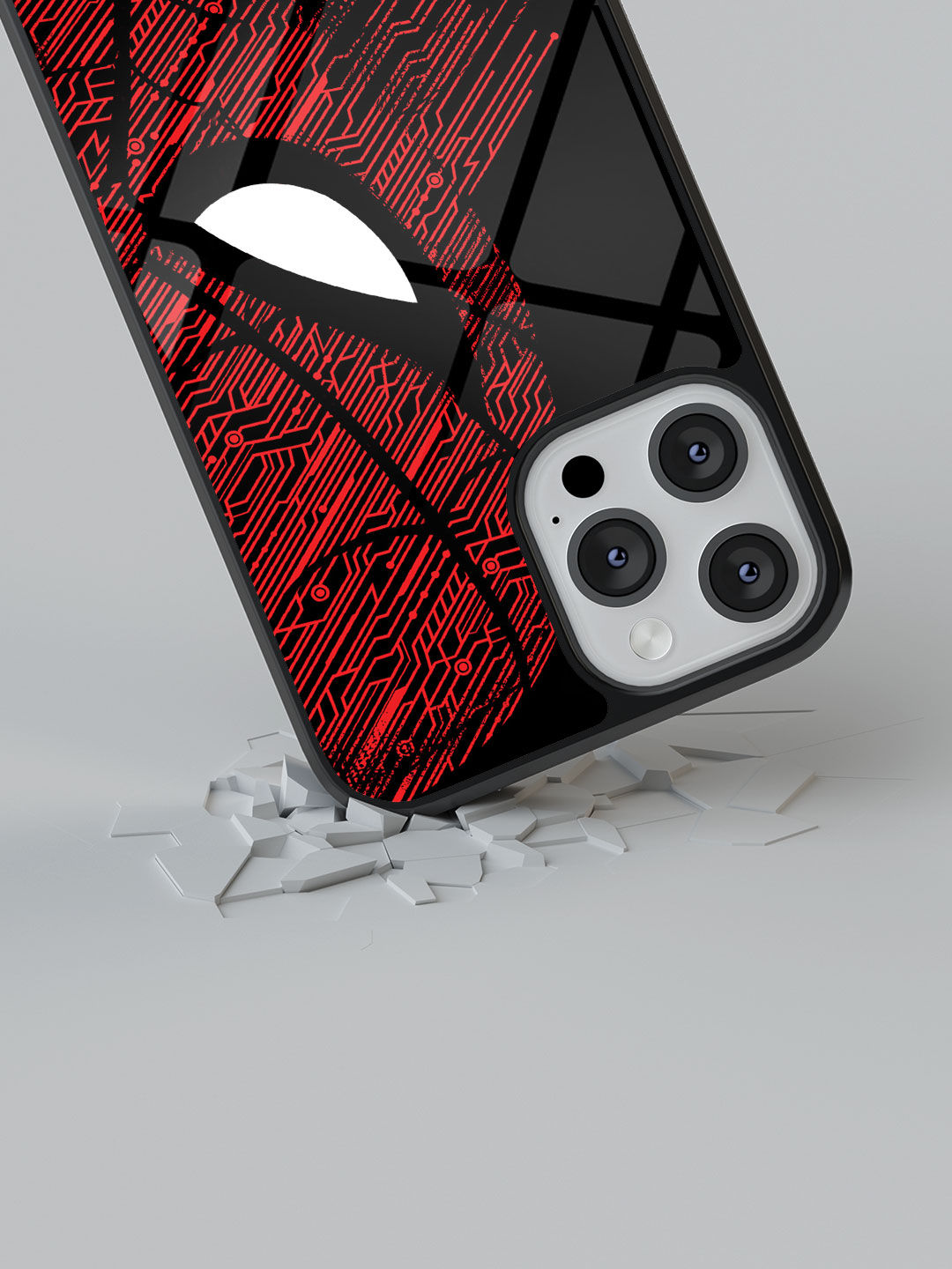 Sketch Out Spiderman - Glass Case For iPhone 13 Pro Max