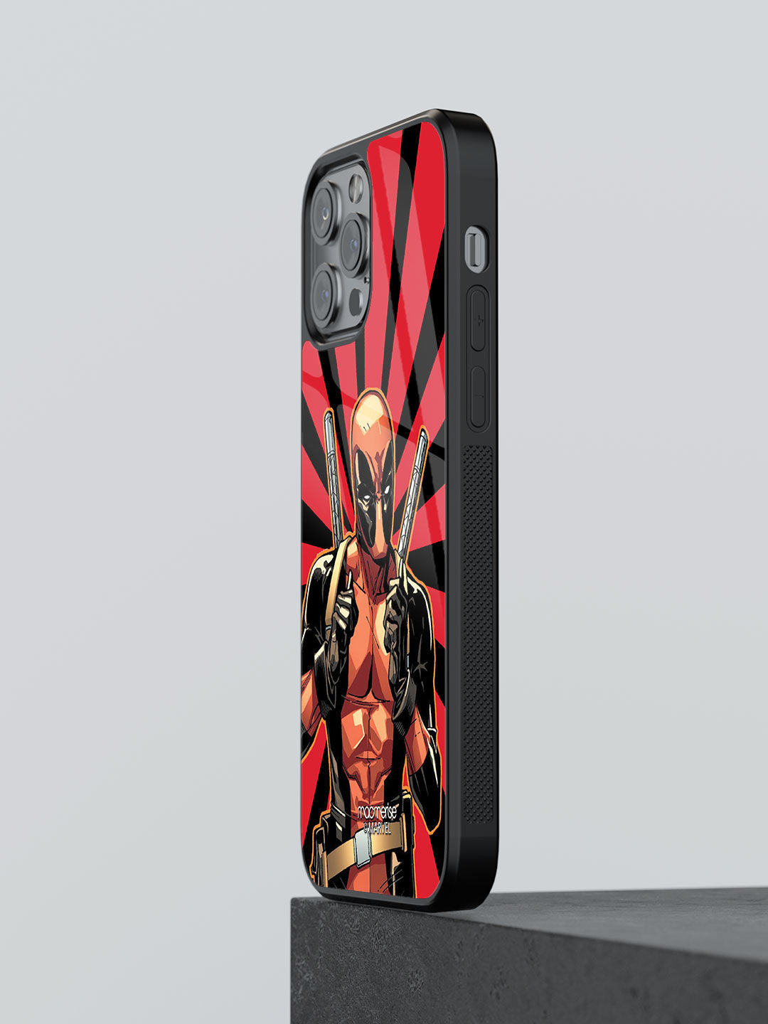 Smart Ass Deadpool - Glass Case For iPhone 13 Pro Max