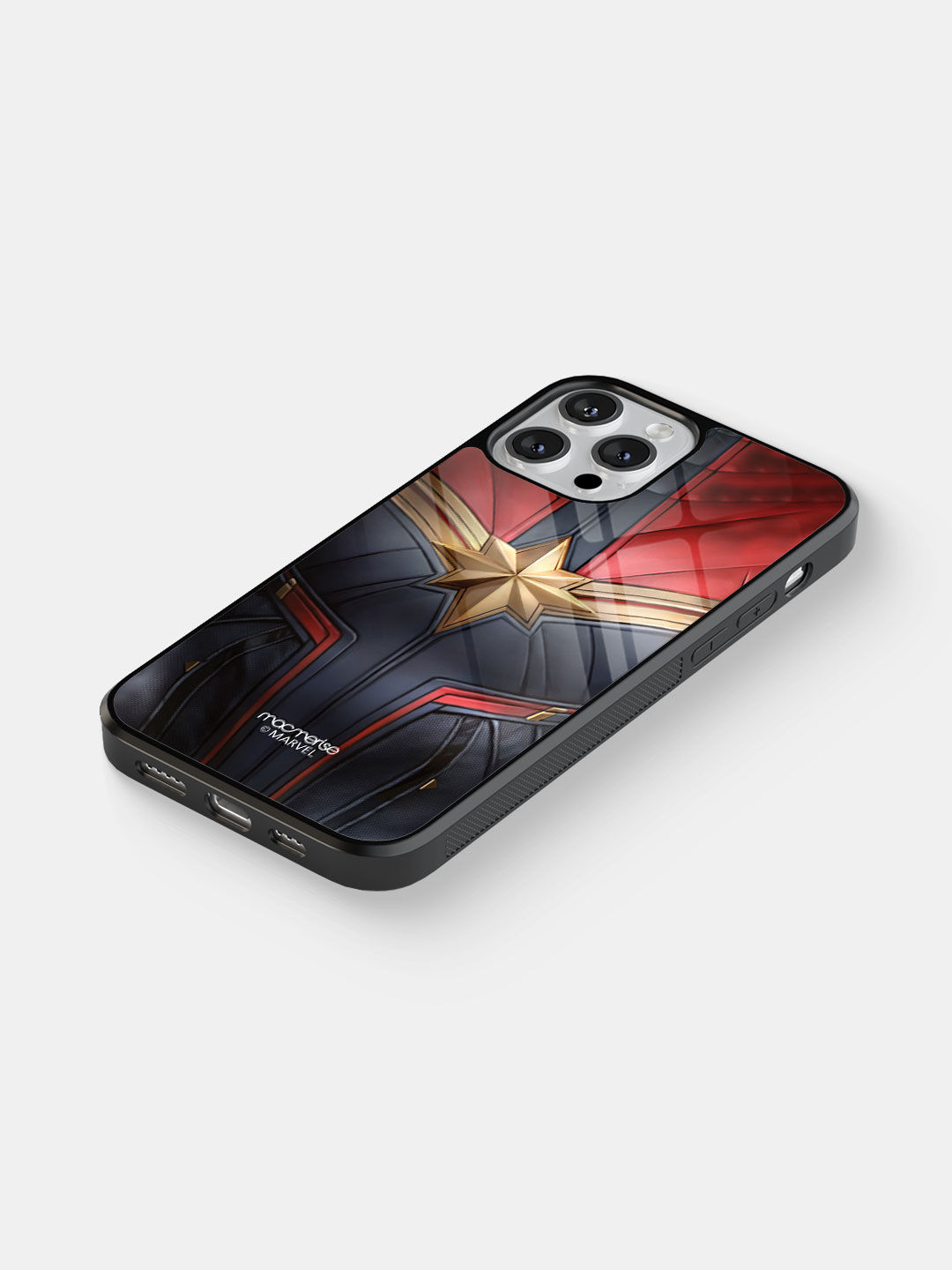 Suit up Captain Marvel - Glass Case For iPhone 13 Pro Max