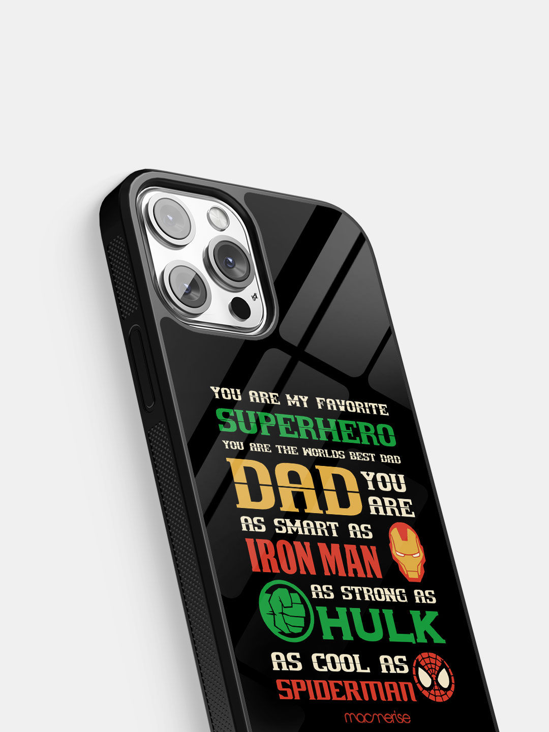 Superhero Dad - Glass Case For iPhone 13 Pro Max