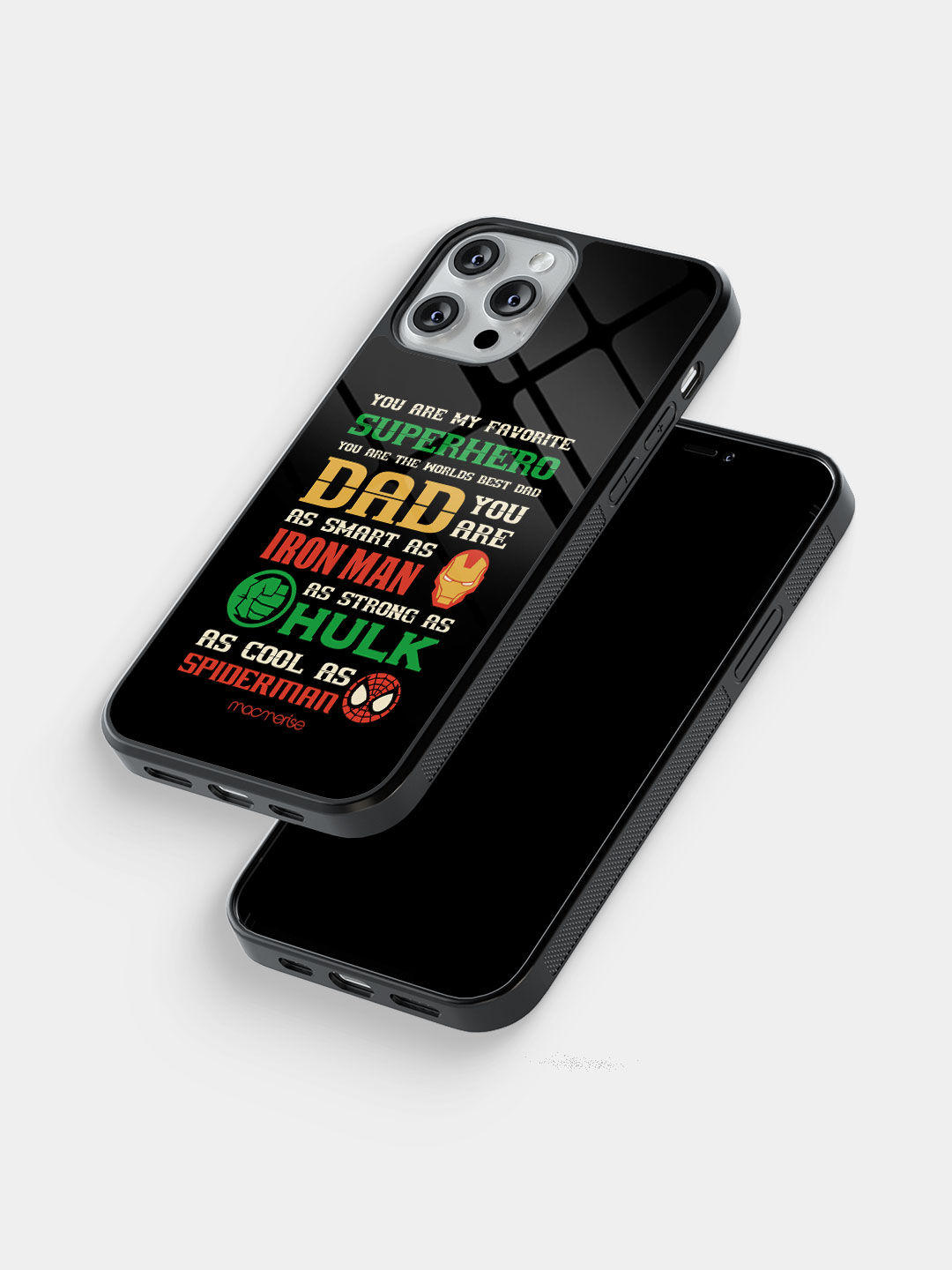 Superhero Dad - Glass Case For iPhone 13 Pro Max