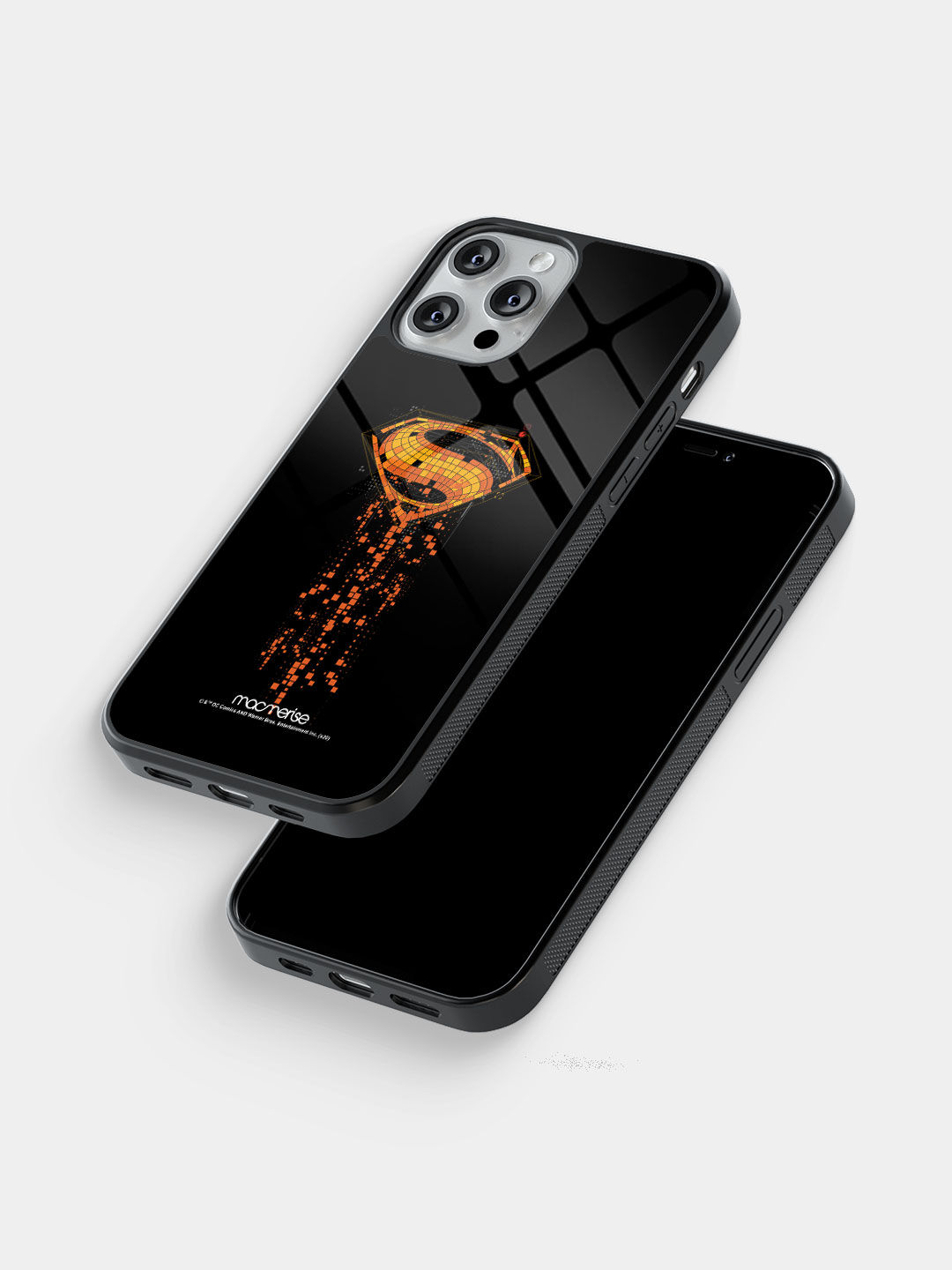 Superman Mosaic - Glass Case For iPhone 13 Pro Max