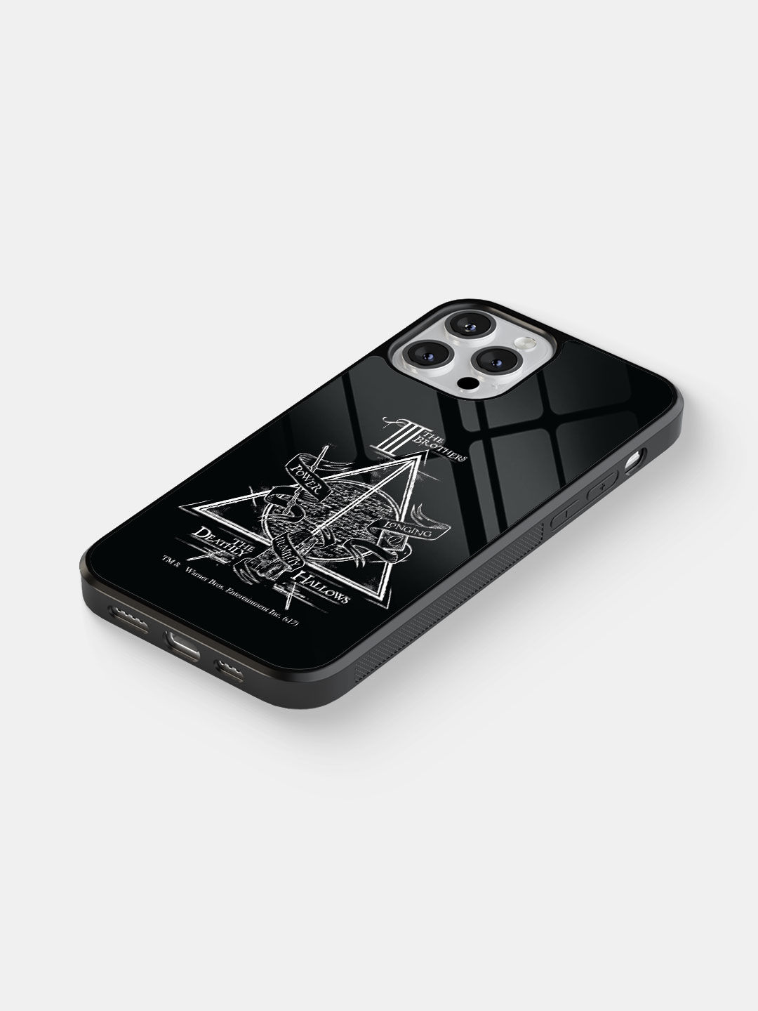 The Deathly Hallows - Glass Case For iPhone 13 Pro Max