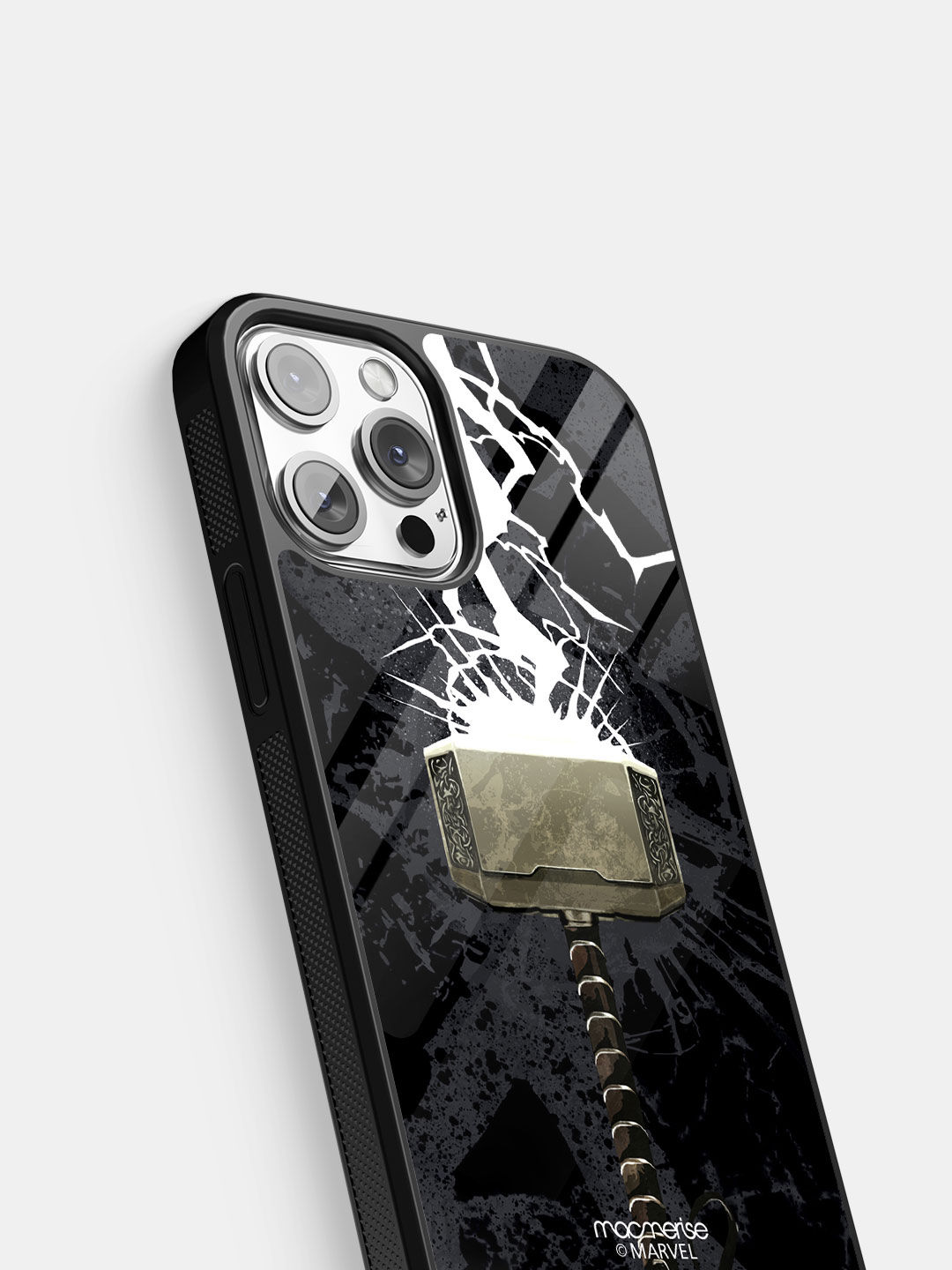 The Thunderous Hammer - Glass Case For iPhone 13 Pro Max