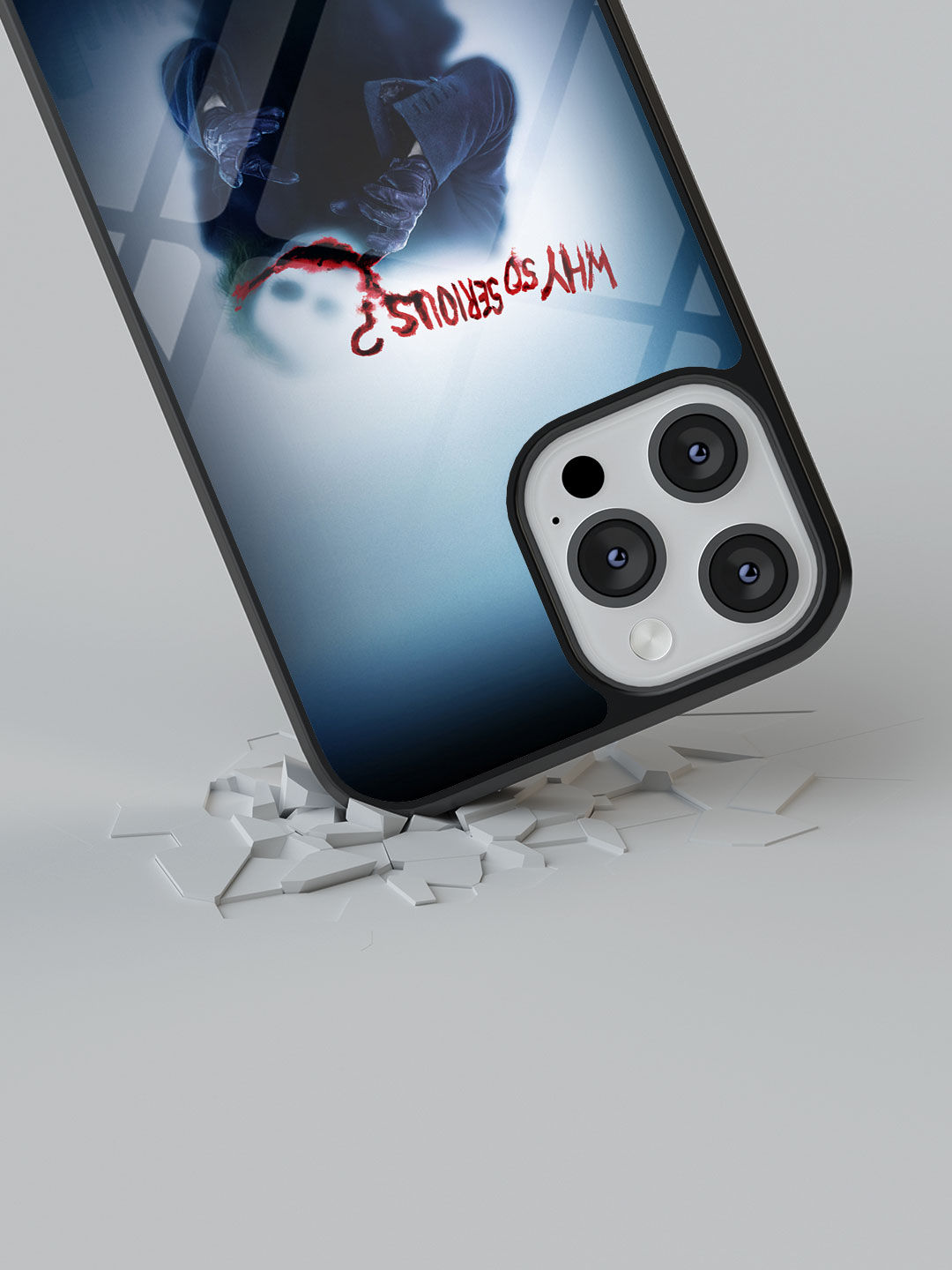 Why So Serious - Glass Case For iPhone 13 Pro Max