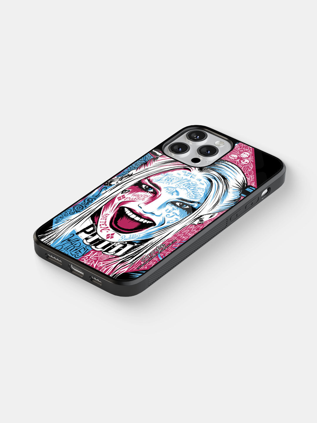 Wicked Harley Quinn - Glass Case For iPhone 13 Pro Max
