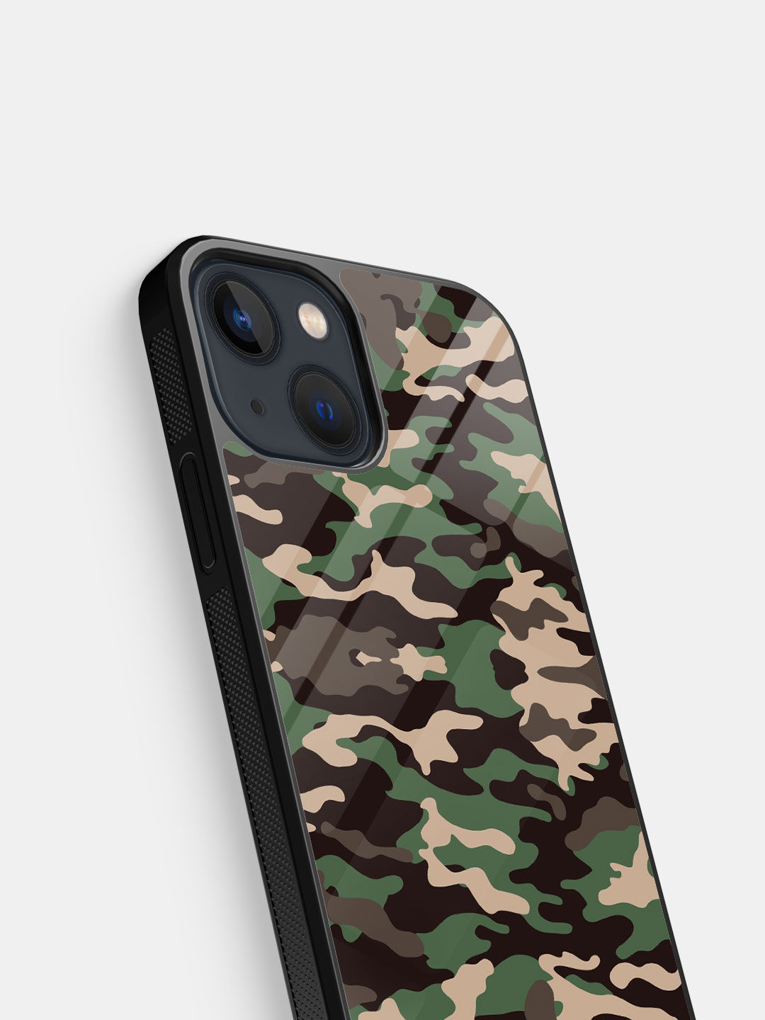 Camo Hunter Green - Glass Case For Iphone 13 Mini