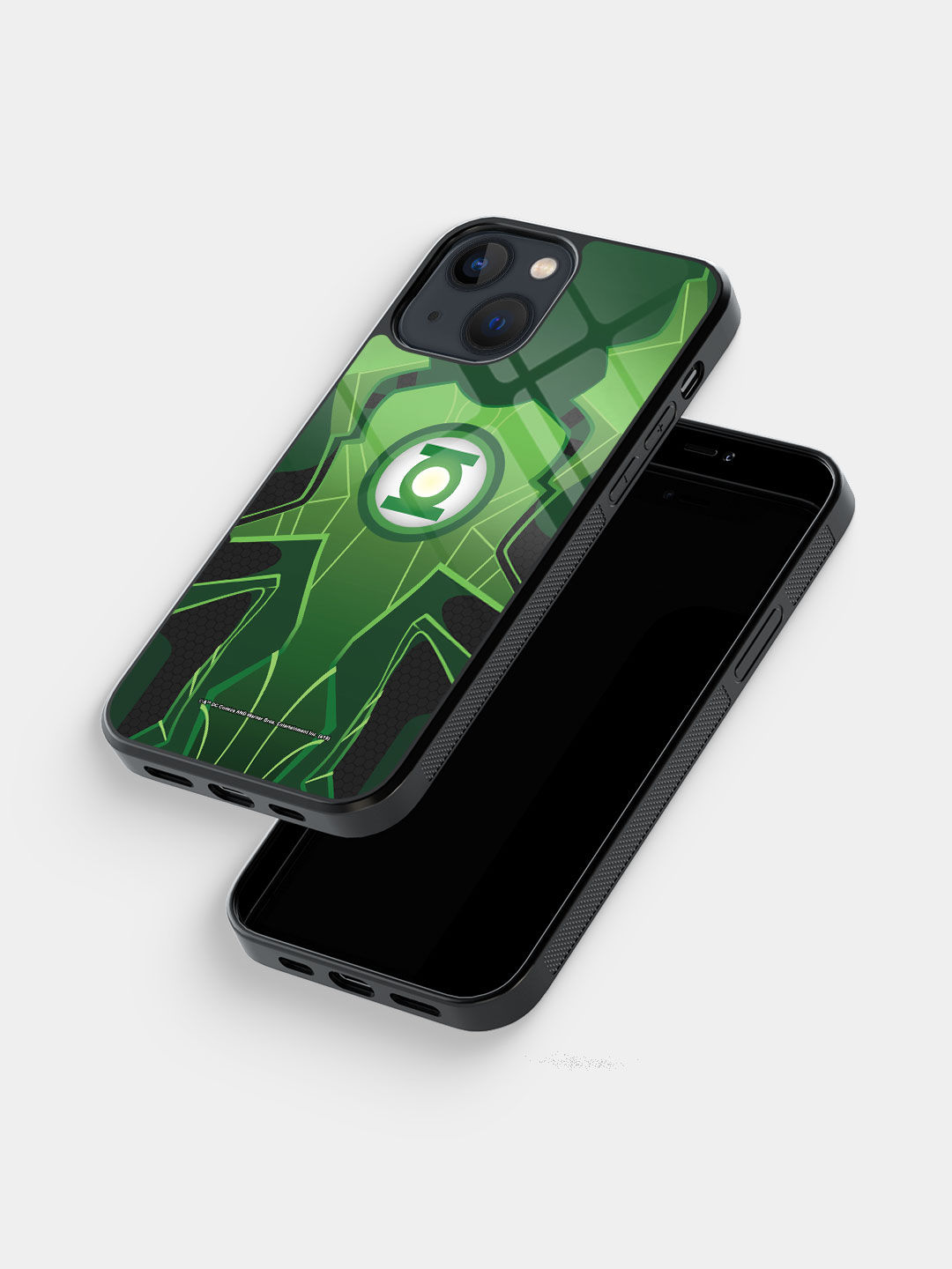 Buy Suit up Green Lantern Macmerise Glass Case for iPhone 13 Mini