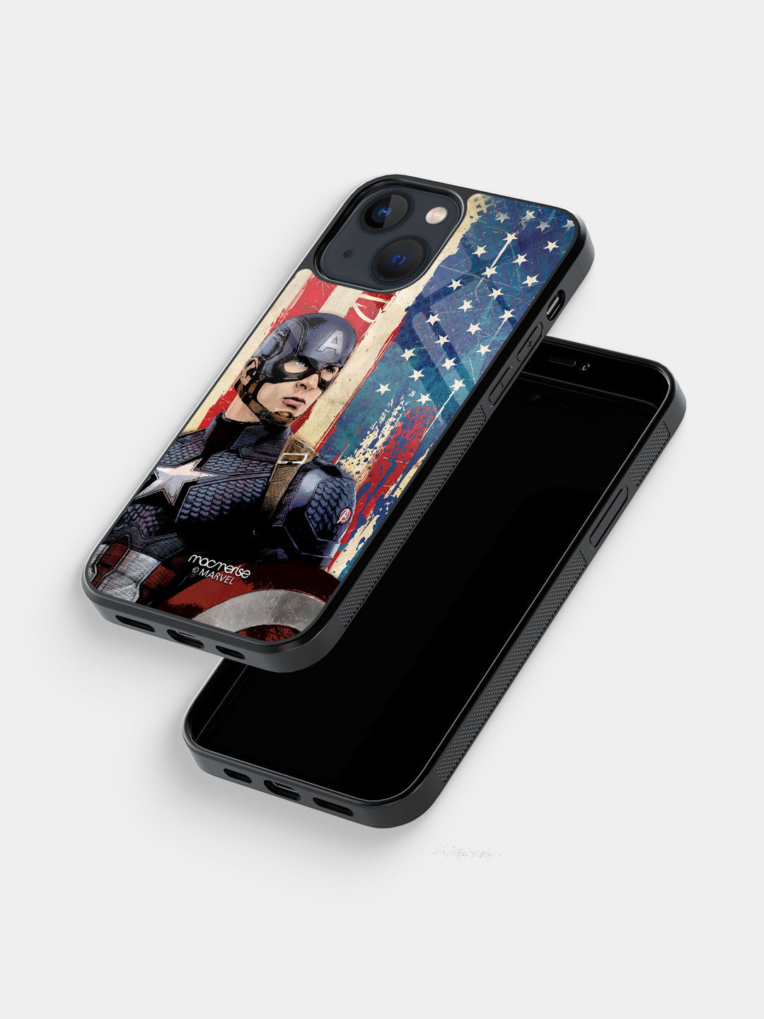 American Captain - Glass Case For Iphone 13 Mini