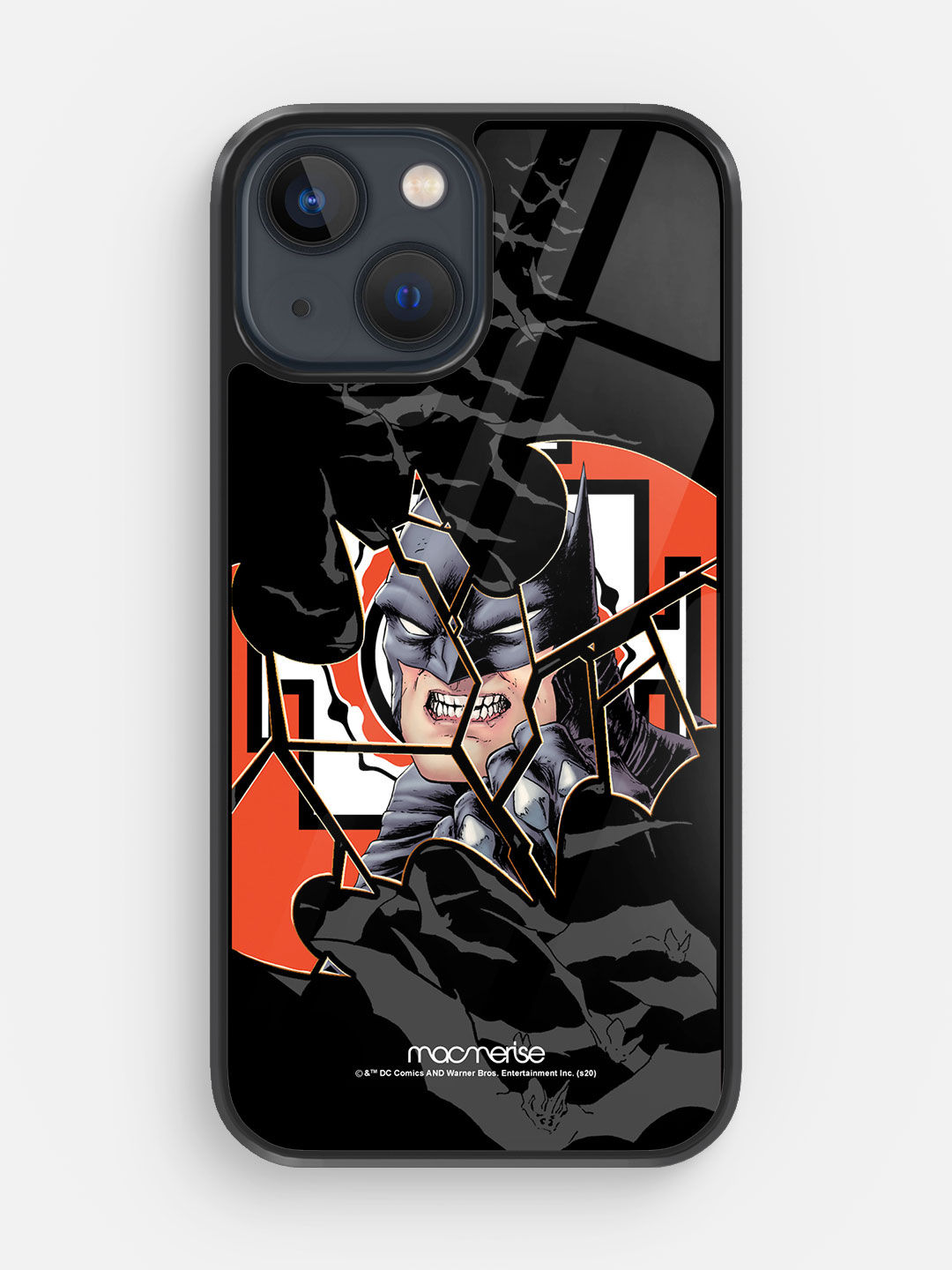 Angry Bat - Glass Case For Iphone 13 Mini