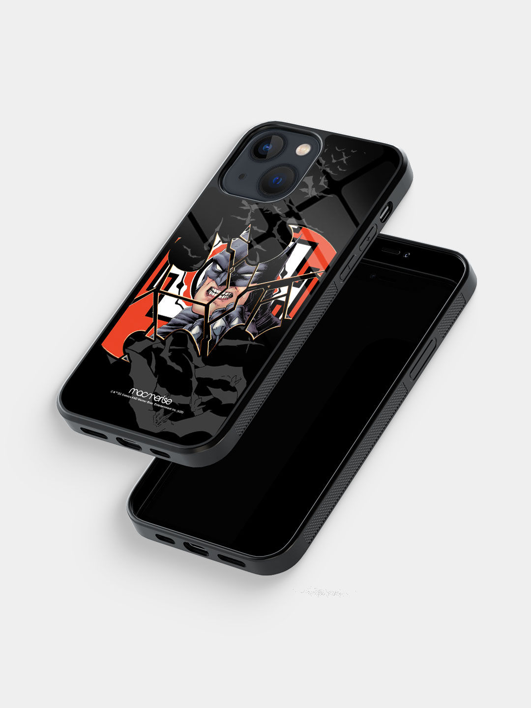 Angry Bat - Glass Case For Iphone 13 Mini