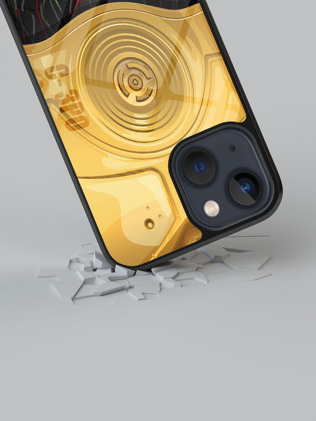 Attire C3PO - Glass Case For Iphone 13 Mini