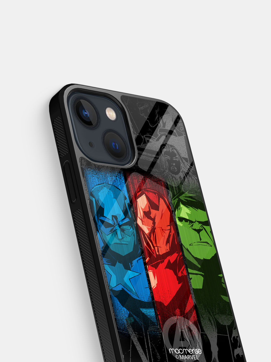 Avengers Sketch - Glass Case For Iphone 13 Mini