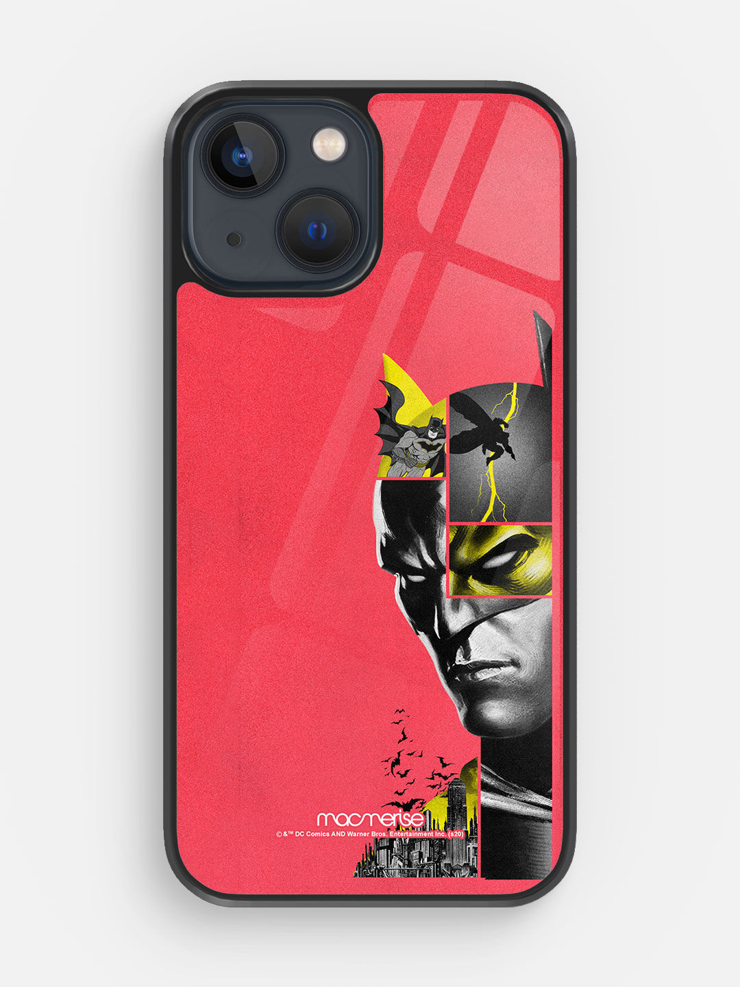 Bat Collage - Glass Case For Iphone 13 Mini