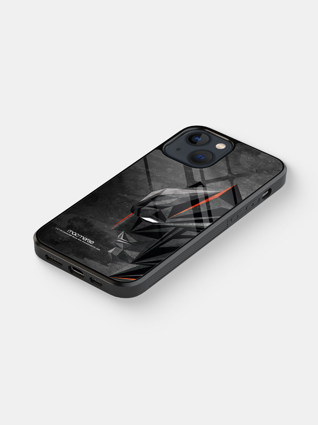 Batman Geometric - Glass Case For Iphone 13 Mini
