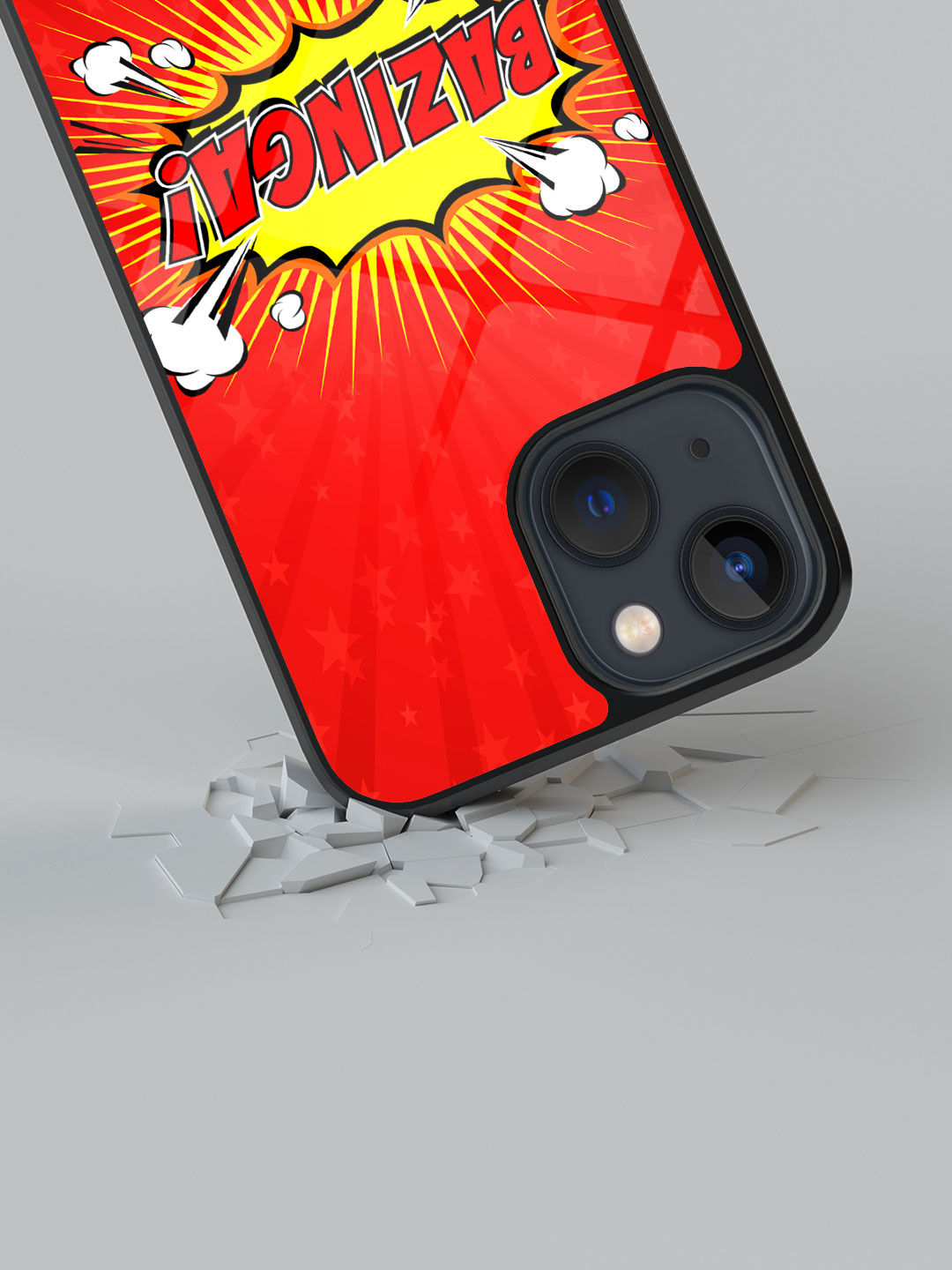 Bazinga - Glass Case For Iphone 13 Mini