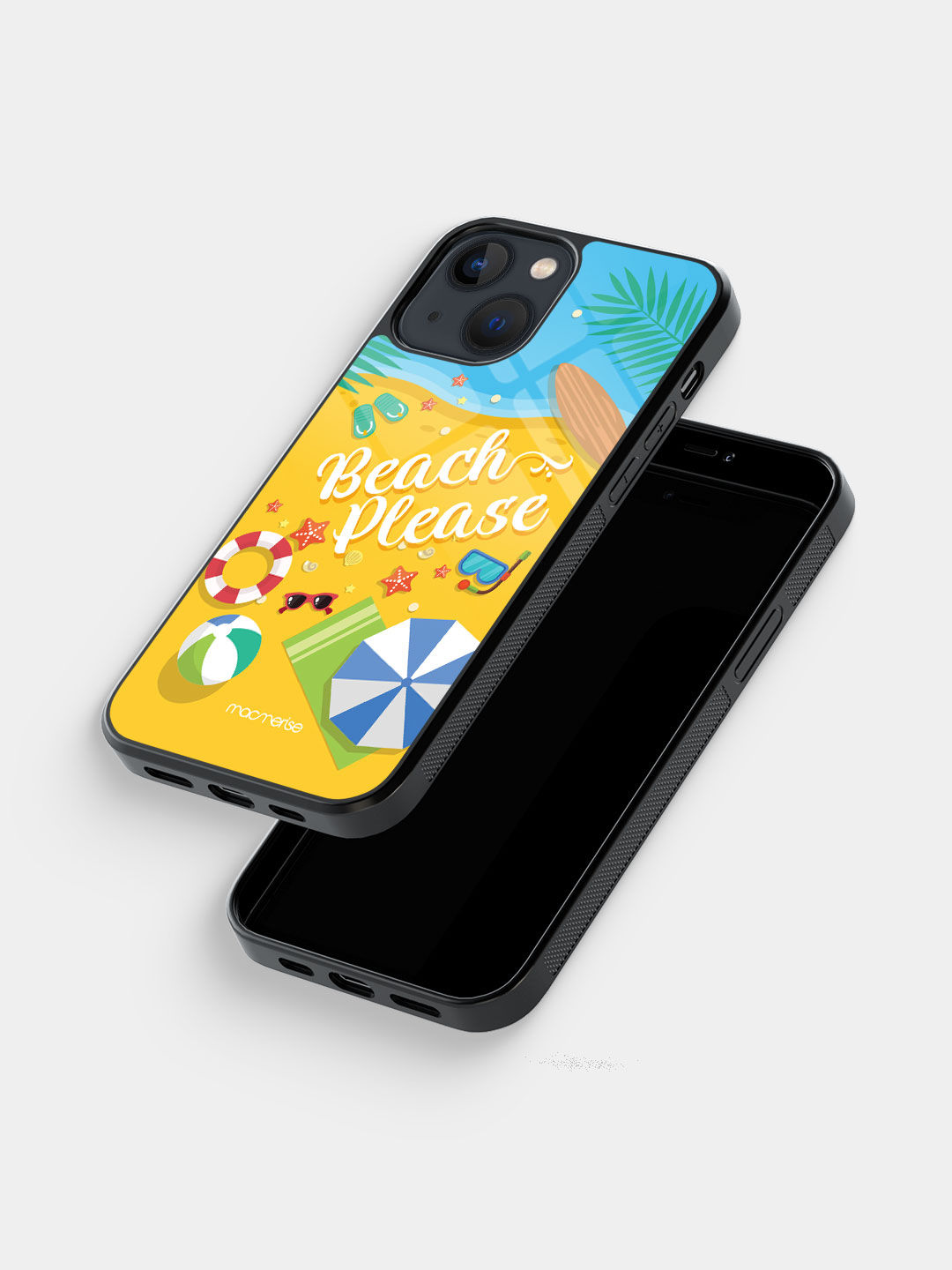 Beach Please - Glass Case For Iphone 13 Mini