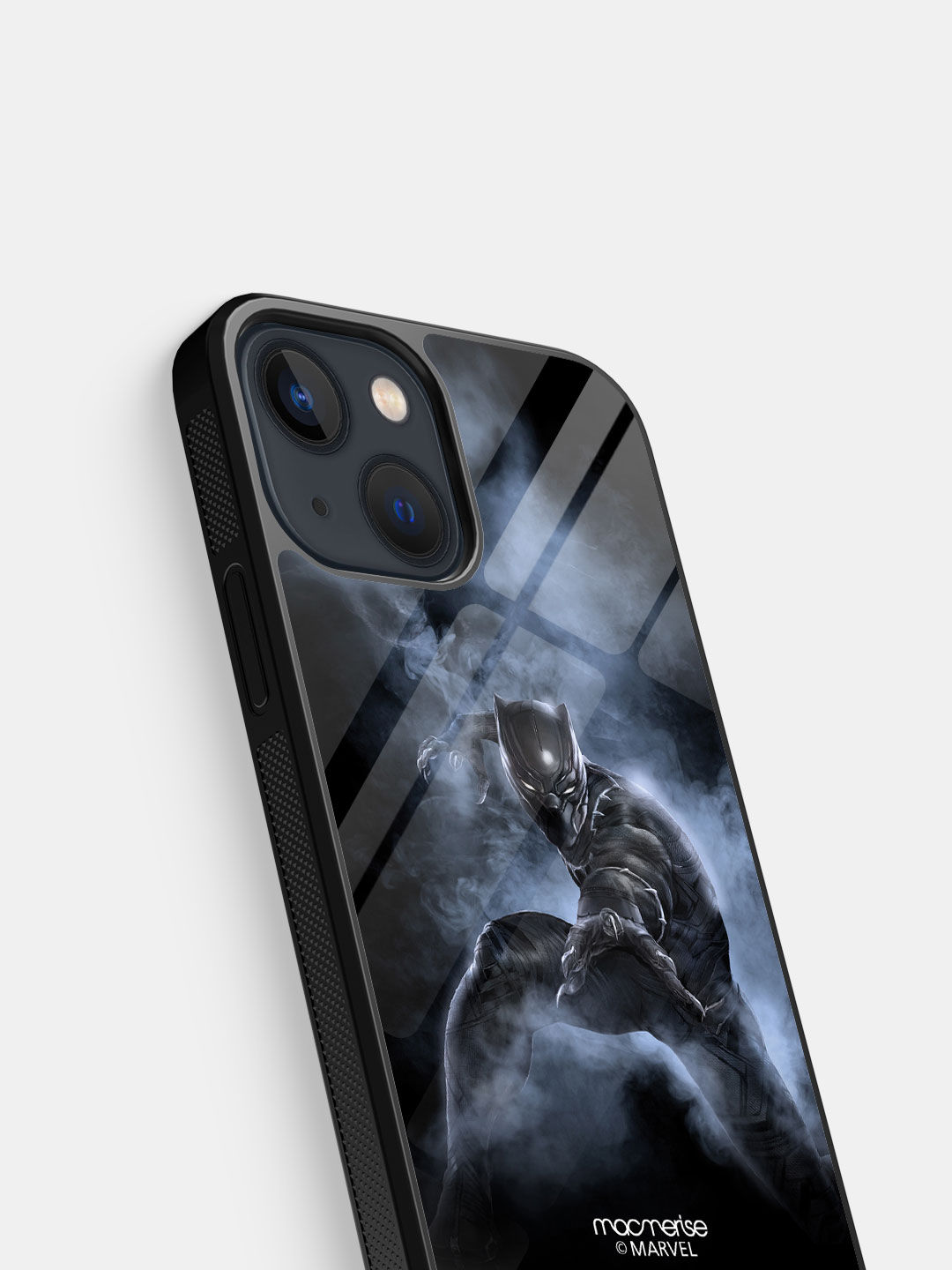 Black Panther Attack - Glass Case For Iphone 13 Mini