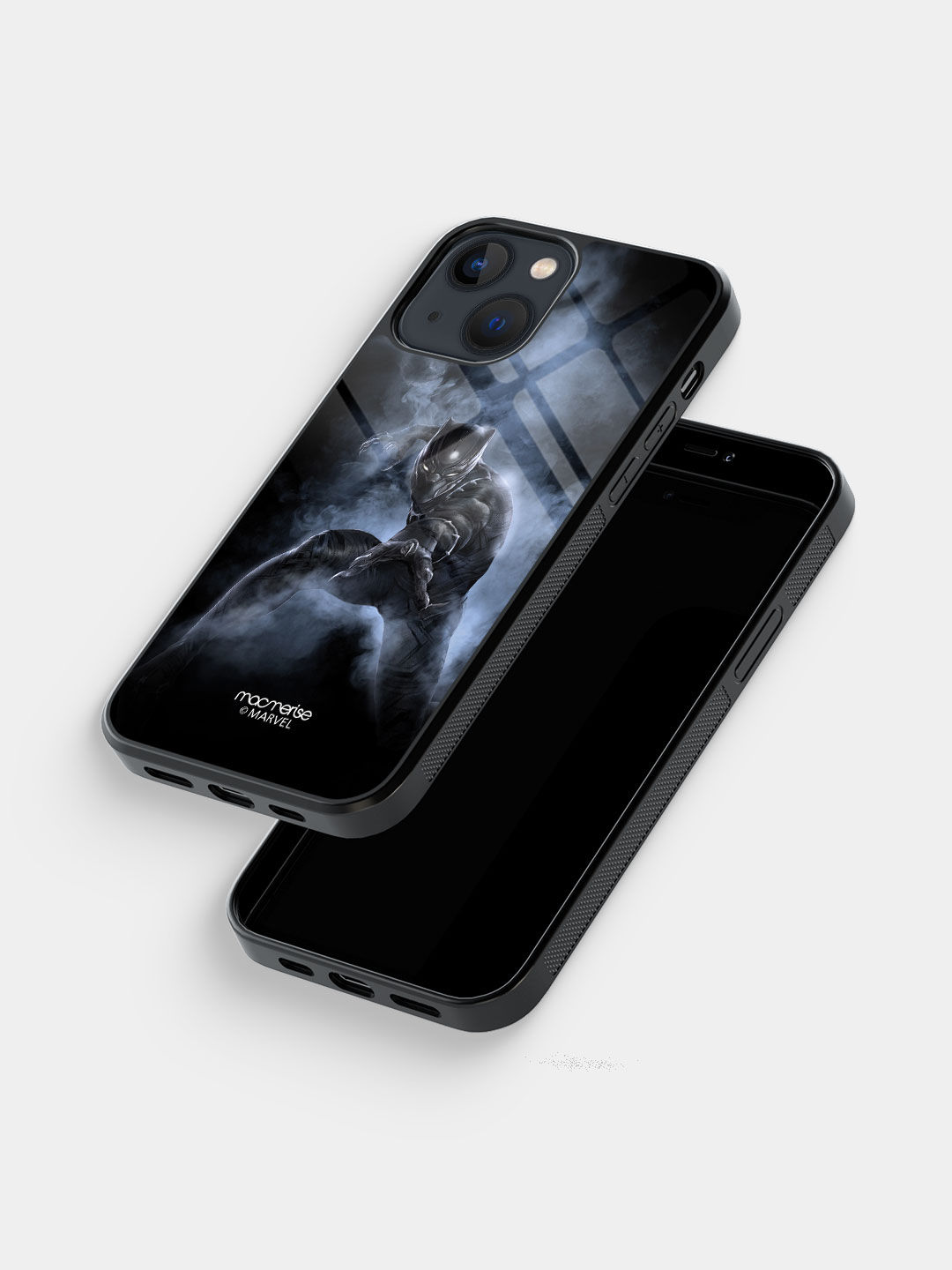 Black Panther Attack - Glass Case For Iphone 13 Mini