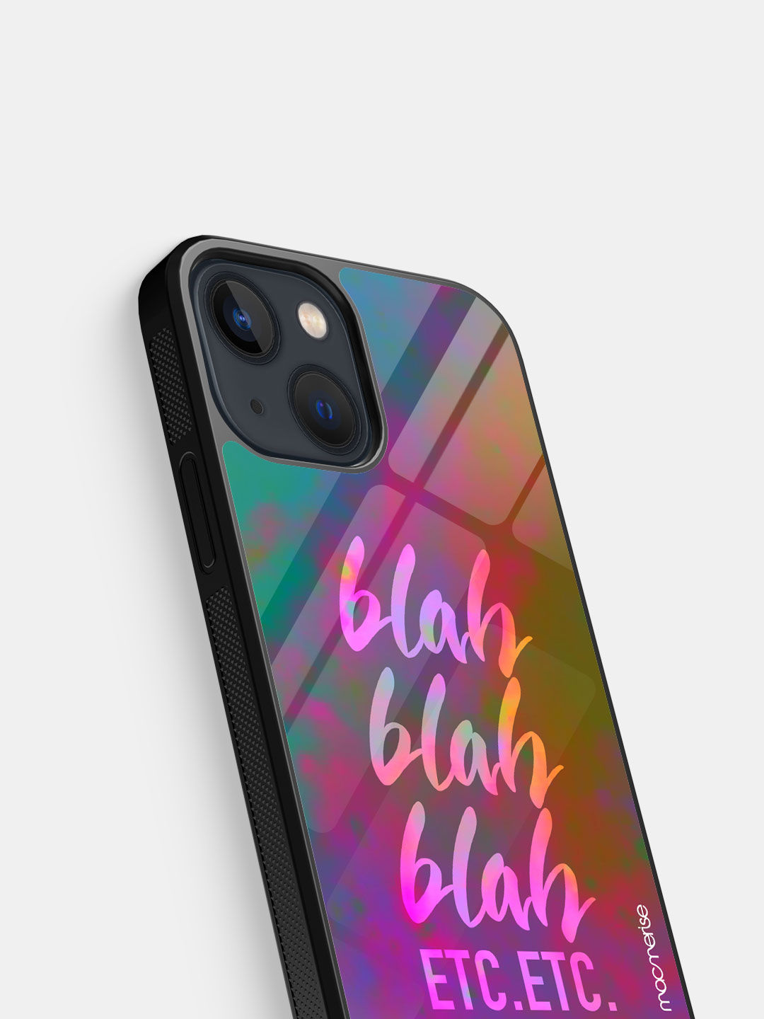 Blah Blah - Glass Case For Iphone 13 Mini