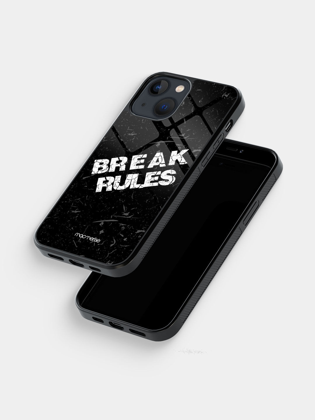 Break Rules - Glass Case For Iphone 13 Mini