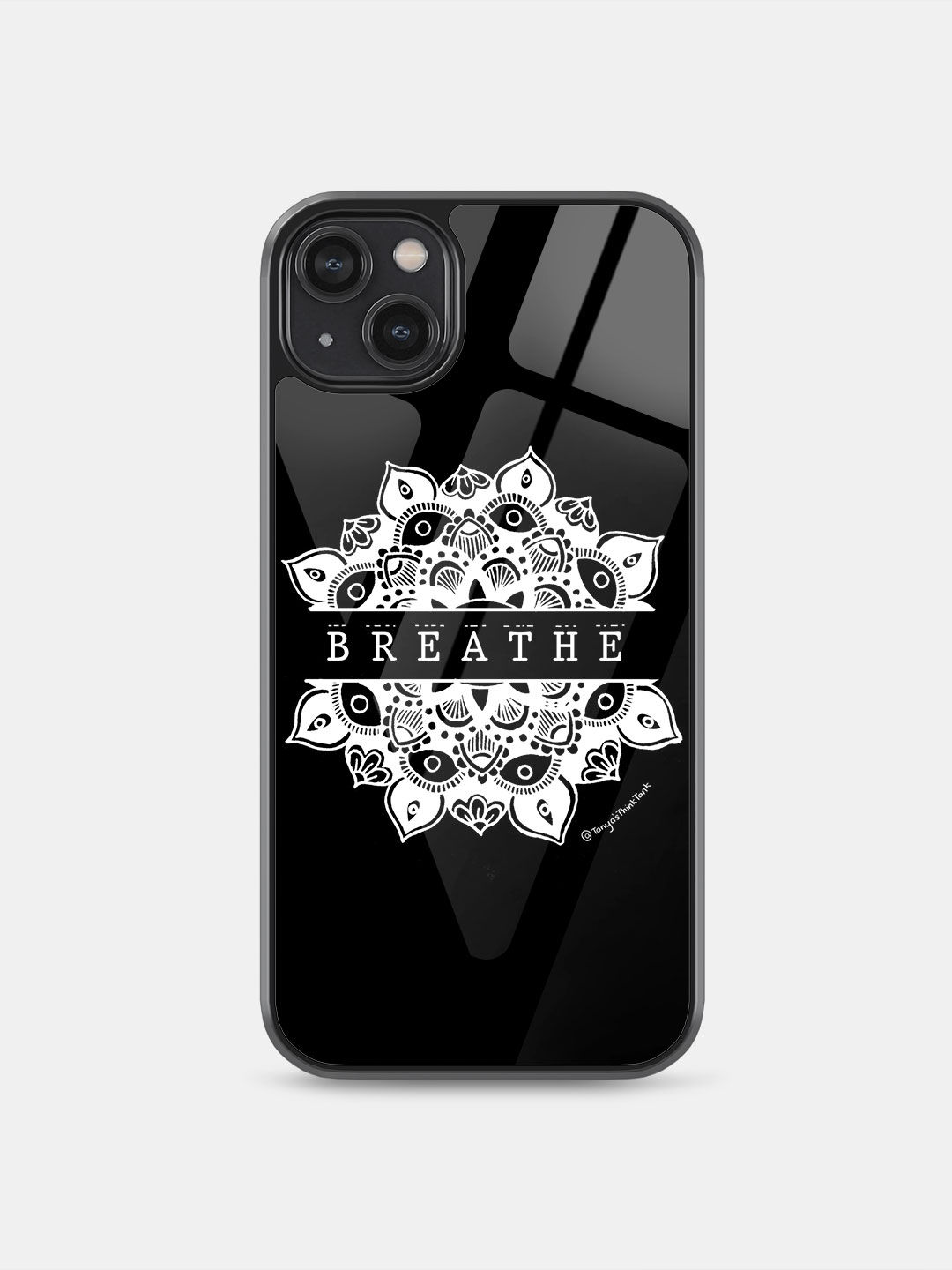 Buy Breathe White - Glass Phone Case for iPhone 14 Plus Phone Cases & Covers Online