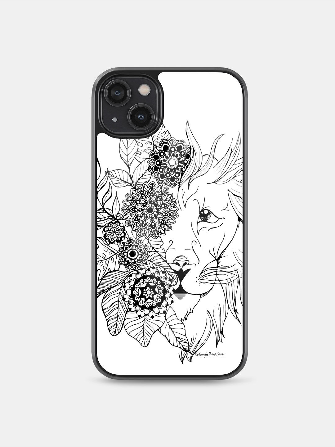 Buy Lion - Glass Phone Case for iPhone 14 Plus Phone Cases & Covers Online