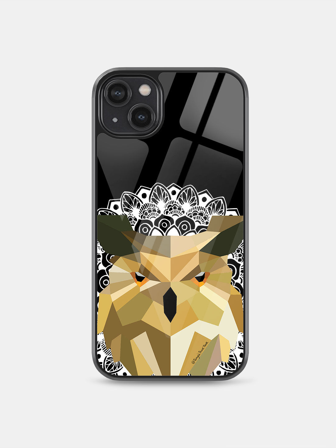 Buy Owl Poly - Glass Phone Case for iPhone 14 Plus Phone Cases & Covers Online