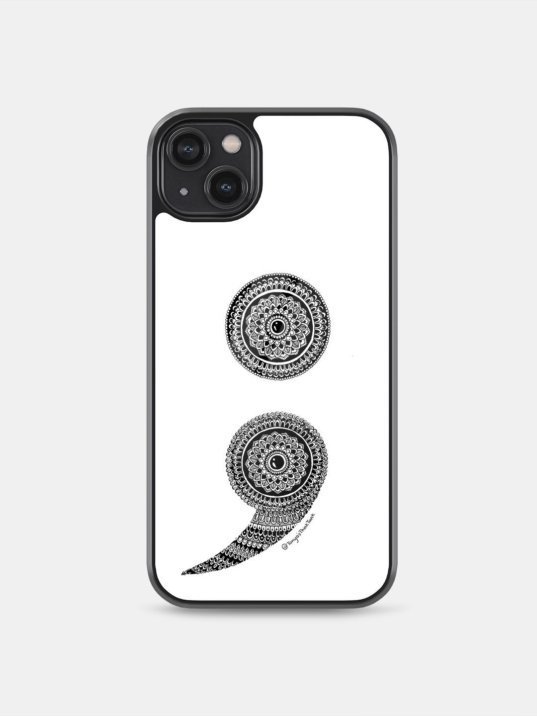 Buy Semicolon - Glass Phone Case for iPhone 14 Plus Phone Cases & Covers Online