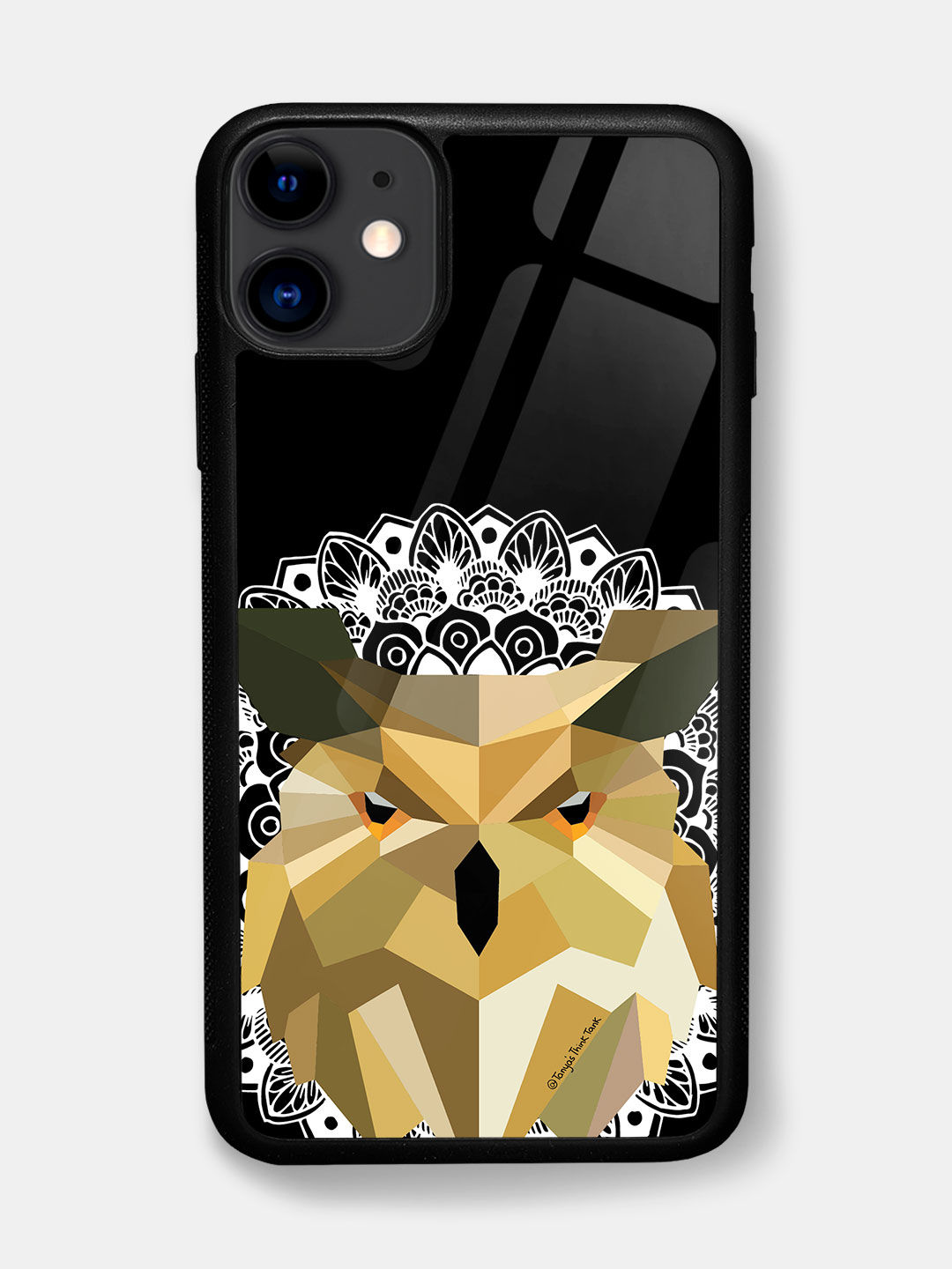 Buy Owl Poly - Glass Phone Case for iPhone 11 Phone Cases & Covers Online