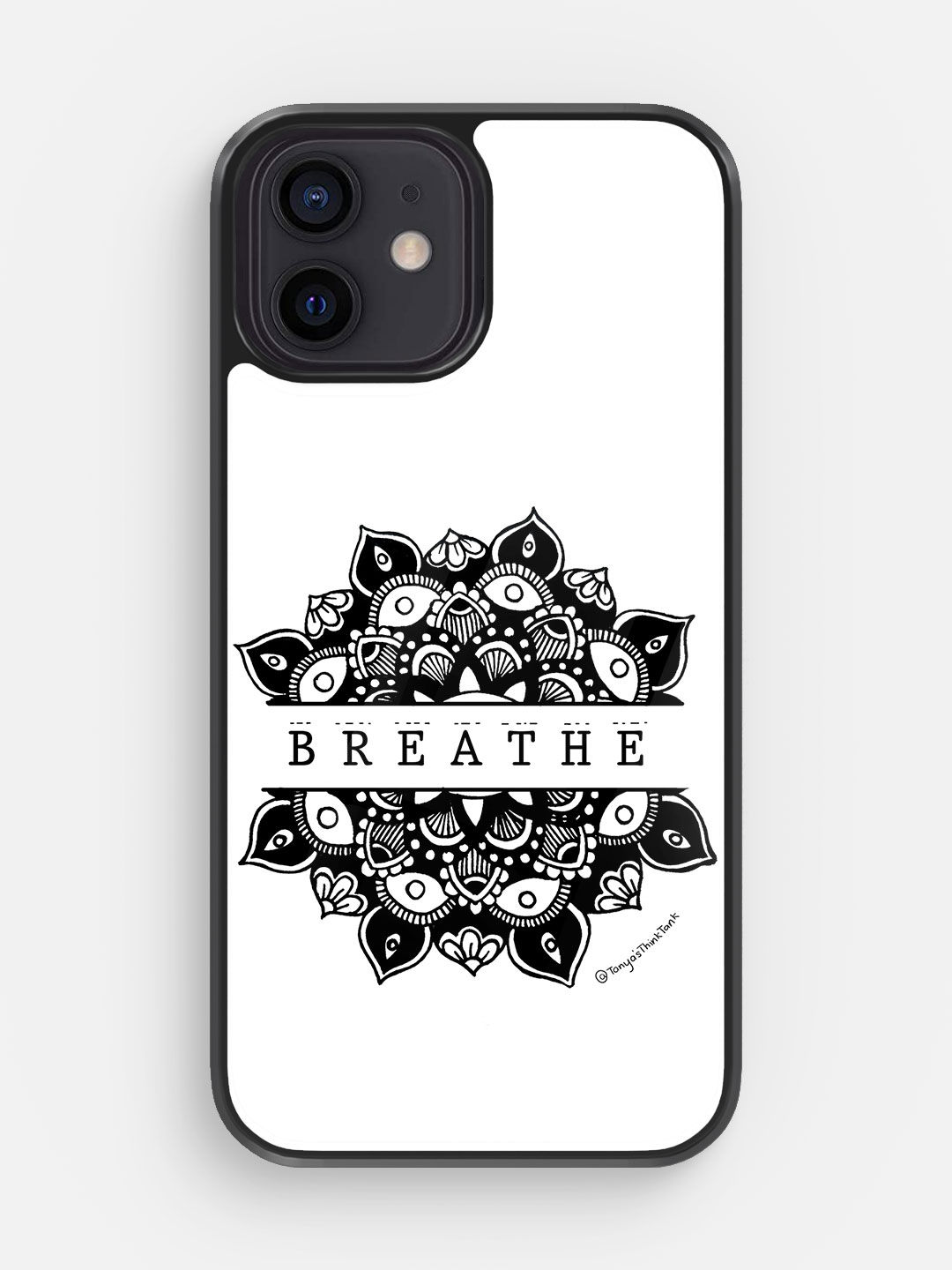 Buy Breathe - Glass Phone Case for iPhone 12 Phone Cases & Covers Online