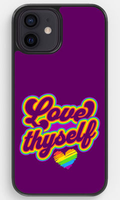 Buy Love Thyself - Glass Phone Case for iPhone 12 Phone Cases & Covers Online