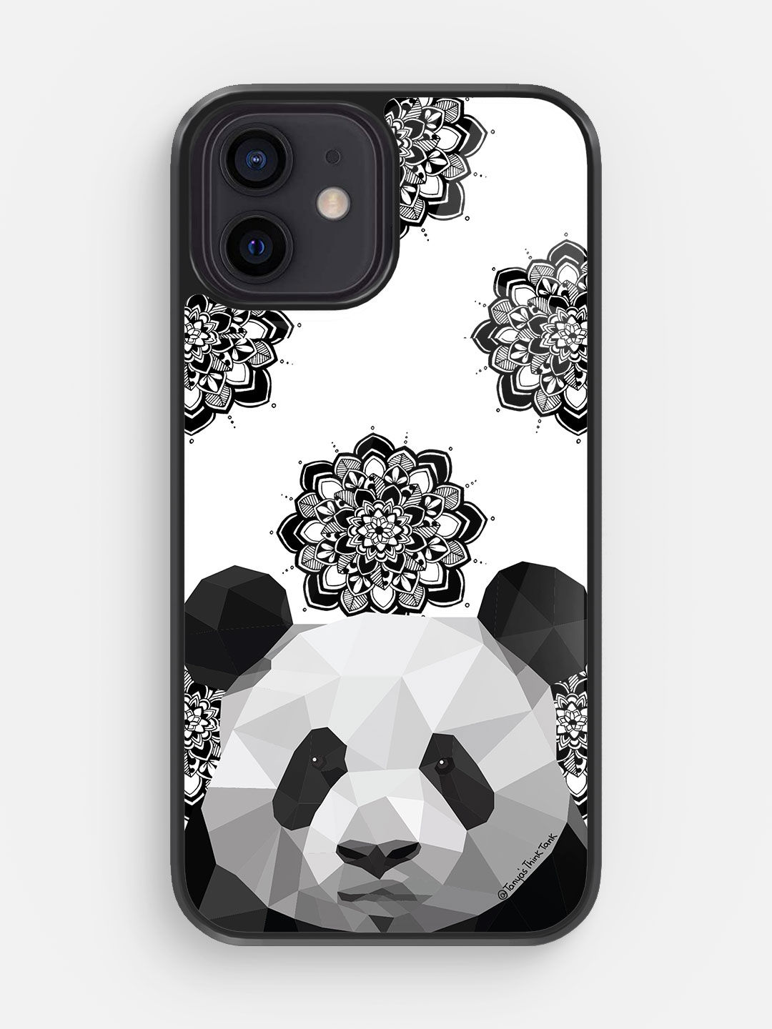 Buy Panda Poly - Glass Phone Case for iPhone 12 Phone Cases & Covers Online