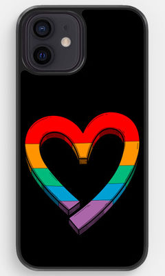 Buy Pride Heart - Glass Phone Case for iPhone 12 Phone Cases & Covers Online