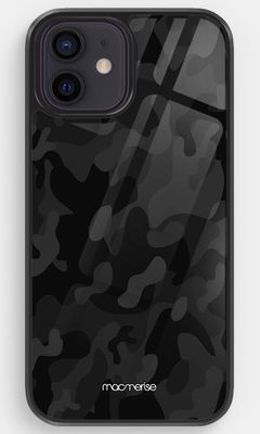 Buy Camo Black - Glass Case For iPhone 12 Phone Cases & Covers Online